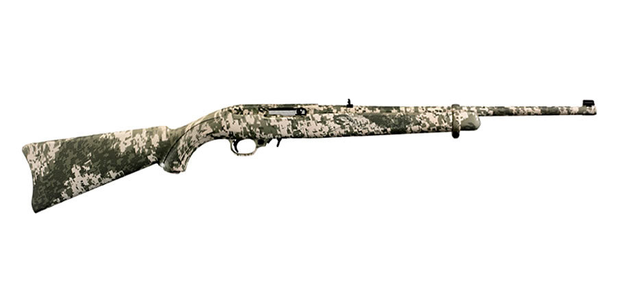 10/22 Exclusive 22 LR Autoloading Rifle with Green Digital Camo Stock