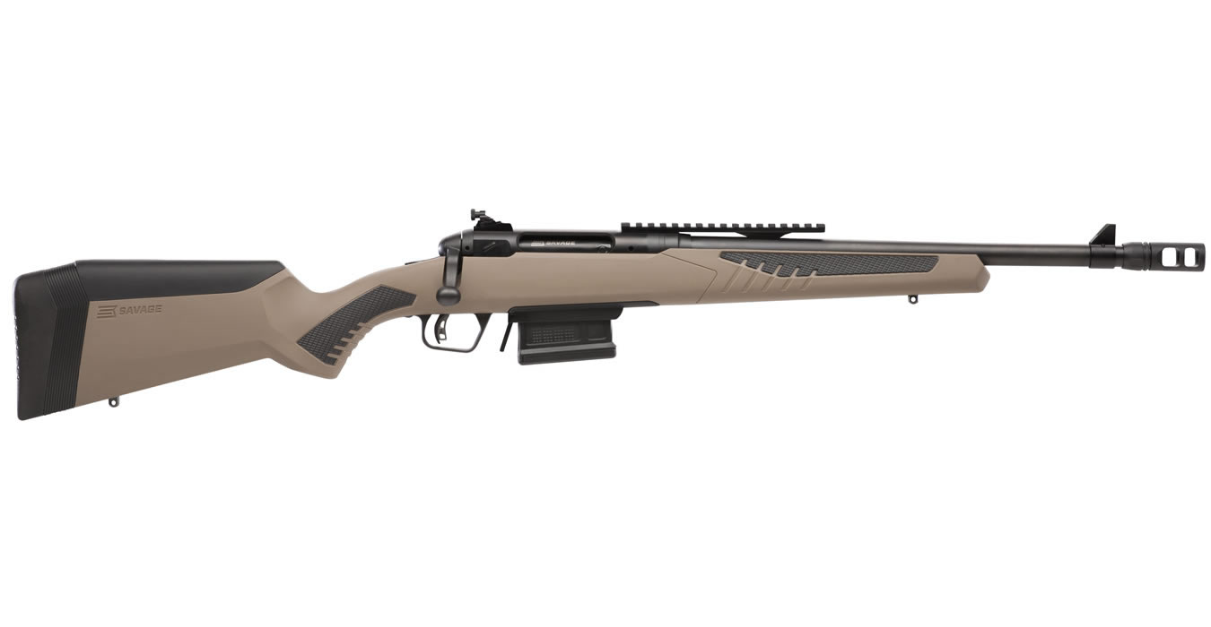 110 Scout 450 Bushmaster Bolt-Action Rifle with Flat Dark Earth Stock