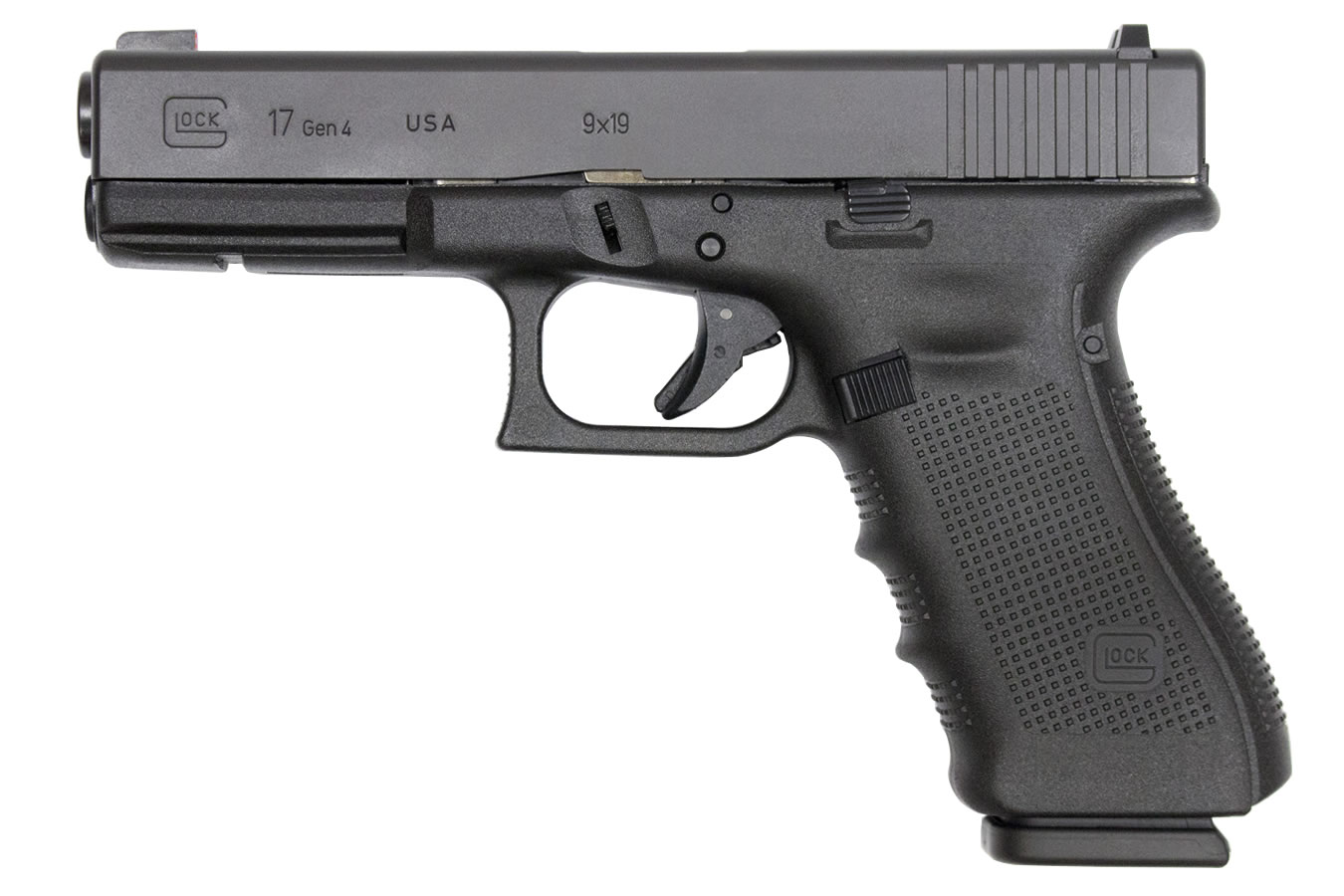 17 Gen4 ProGlo 9mm 17-Round Pistol with Front Night Sight
