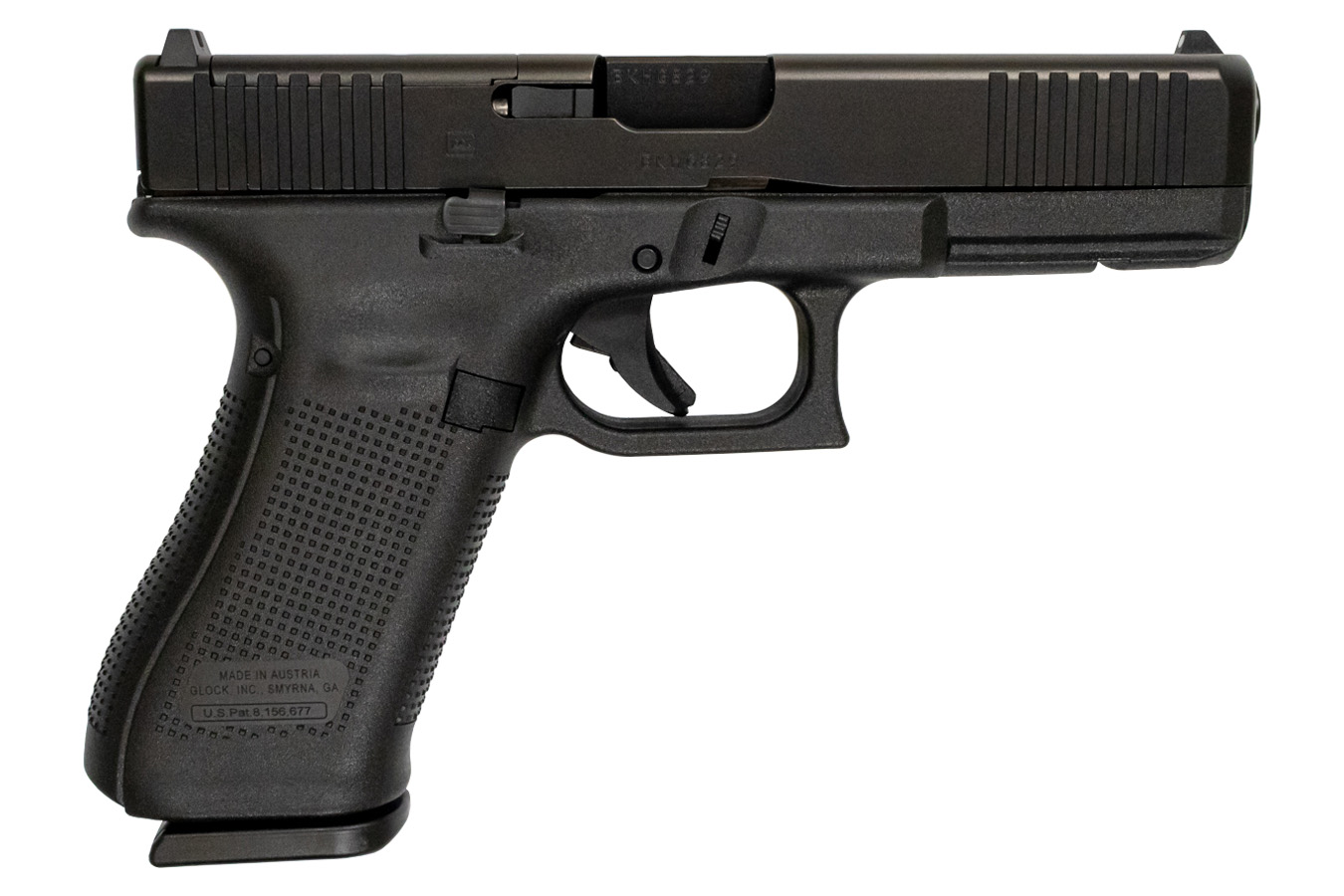 17 Gen5 9mm MOS Full-Size Pistol with Front Serrations