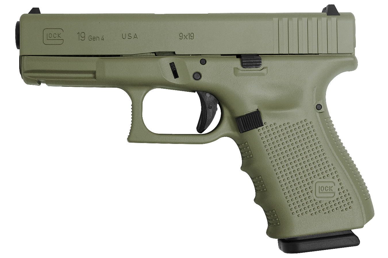 19 Gen4 9mm 15-Round Pistol with Cerakote Elite Jungle Finish