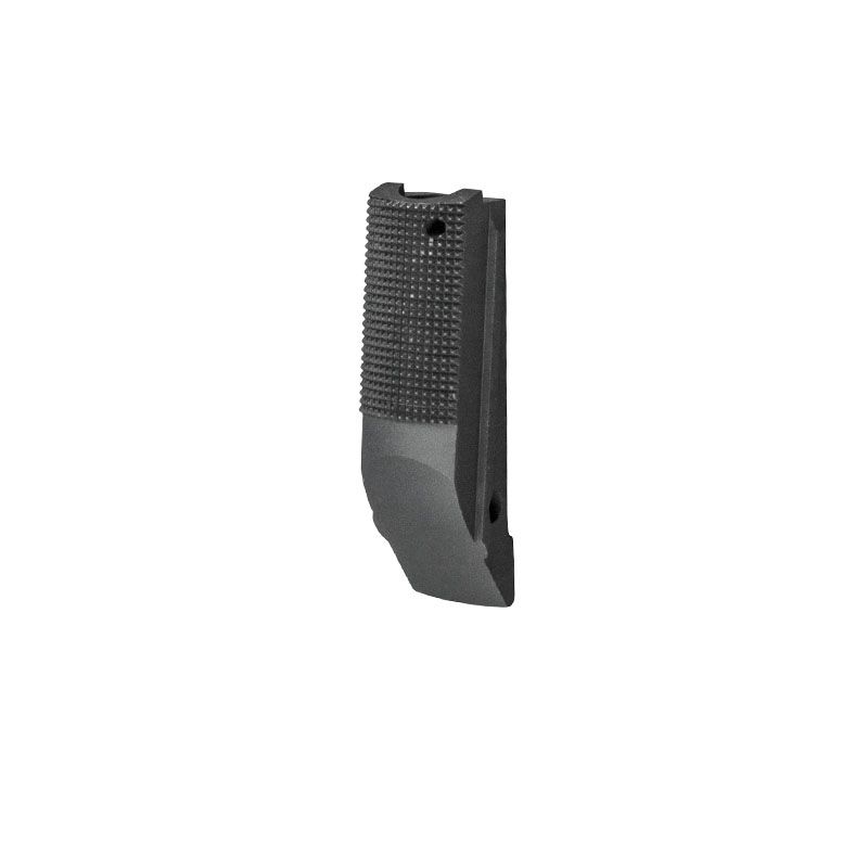 1911 Alloy Mainspring Housing - Carry Cut, Checkered, Black