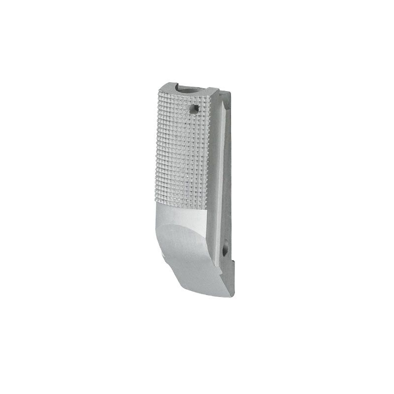 1911 Alloy Mainspring Housing - Carry Cut, Checkered, Silver