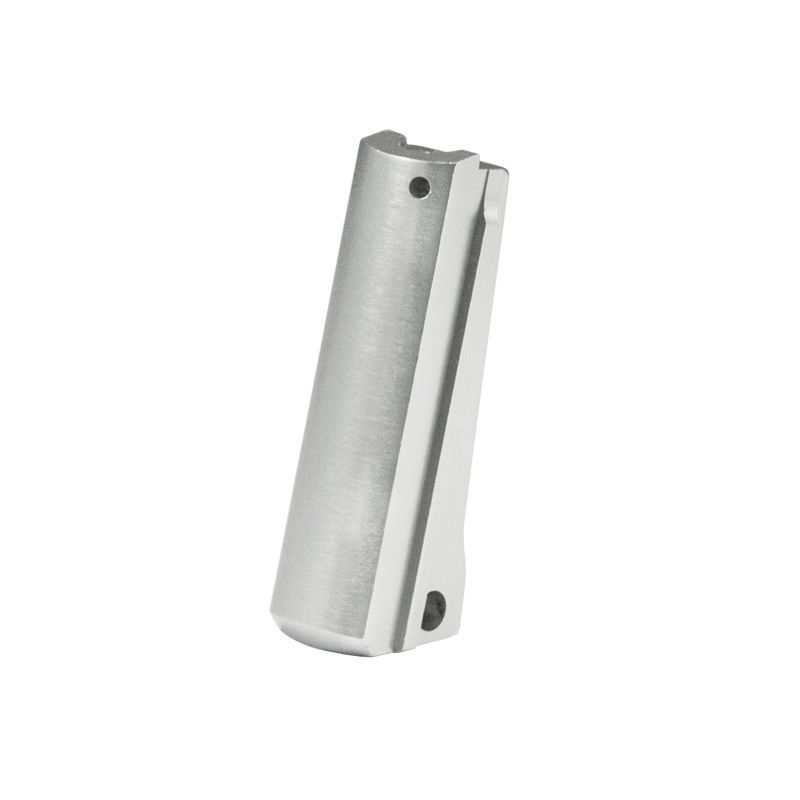1911 Alloy Mainspring Housing - Government, Plain, Silver - Polished