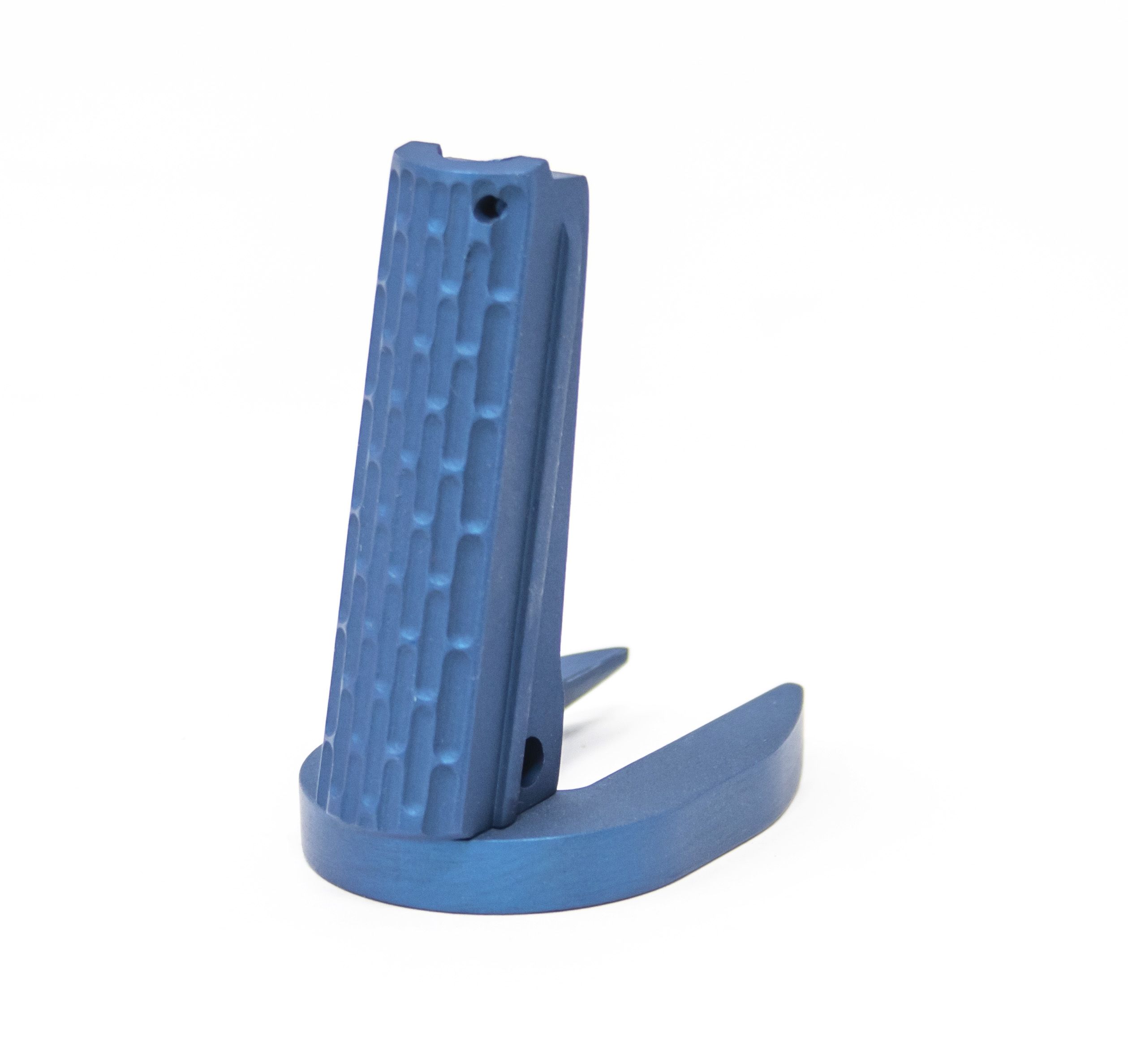 1911 Alloy Mainspring Housing + Mag-Well - Government, Tru-link, Blue
