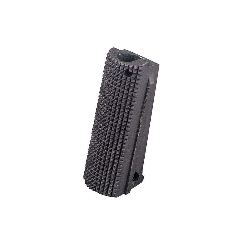 1911 Alloy Mainspring Housing - Officer, Checkered, Black
