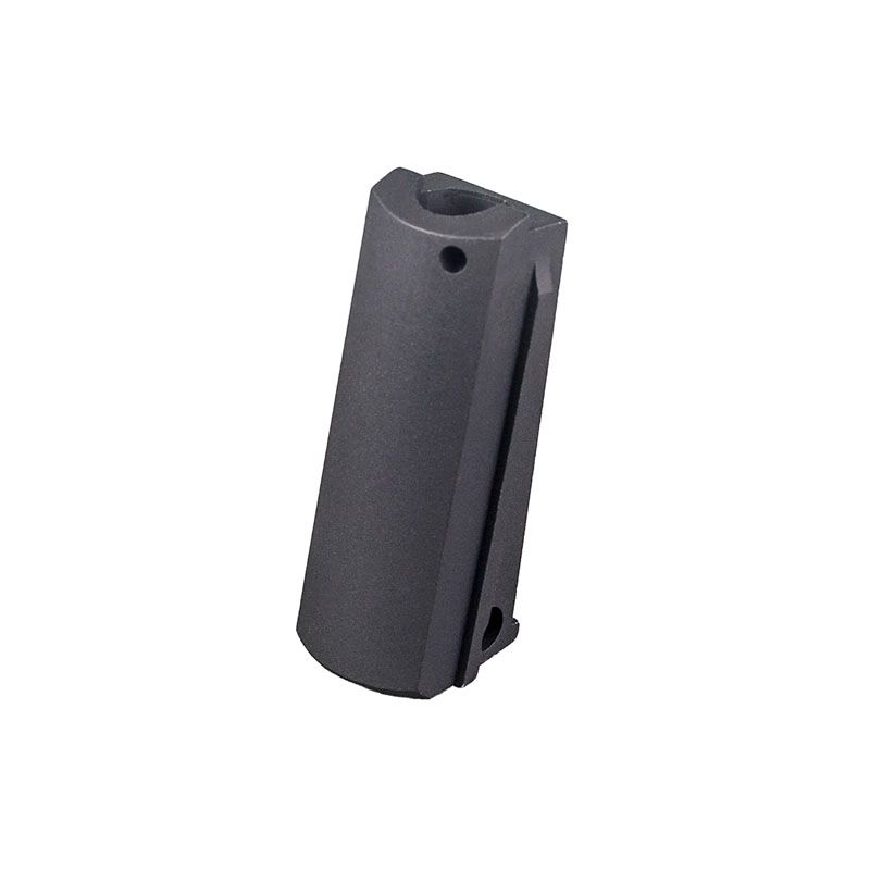 1911 Alloy Mainspring Housing - Officer, Plain, Black
