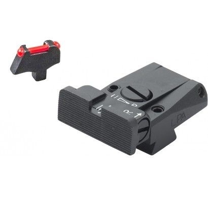 1911 Colt 80 Series - Black Target with Fiber Front Adjustable Sight Set