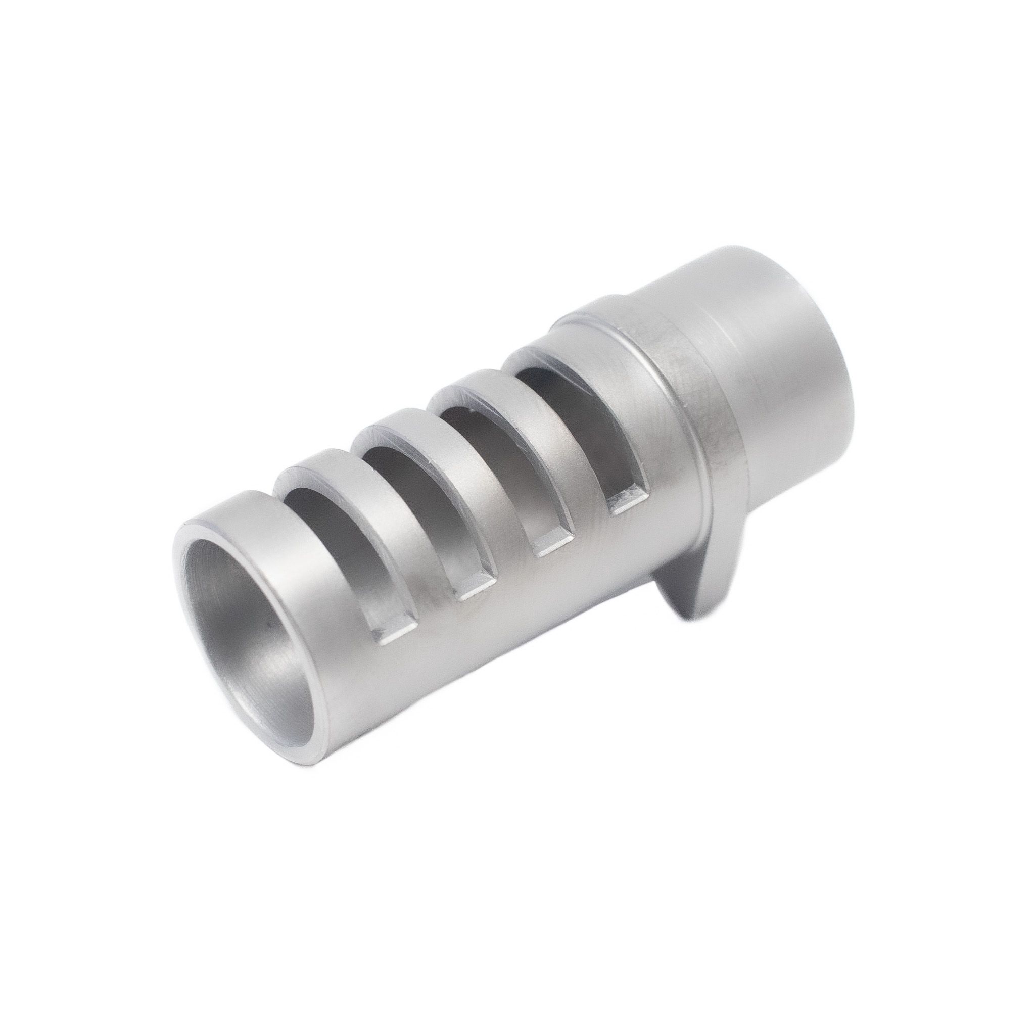 1911 Colt Style COM Compensator, Slotted Barrel Bushing Style - Chrome DLC