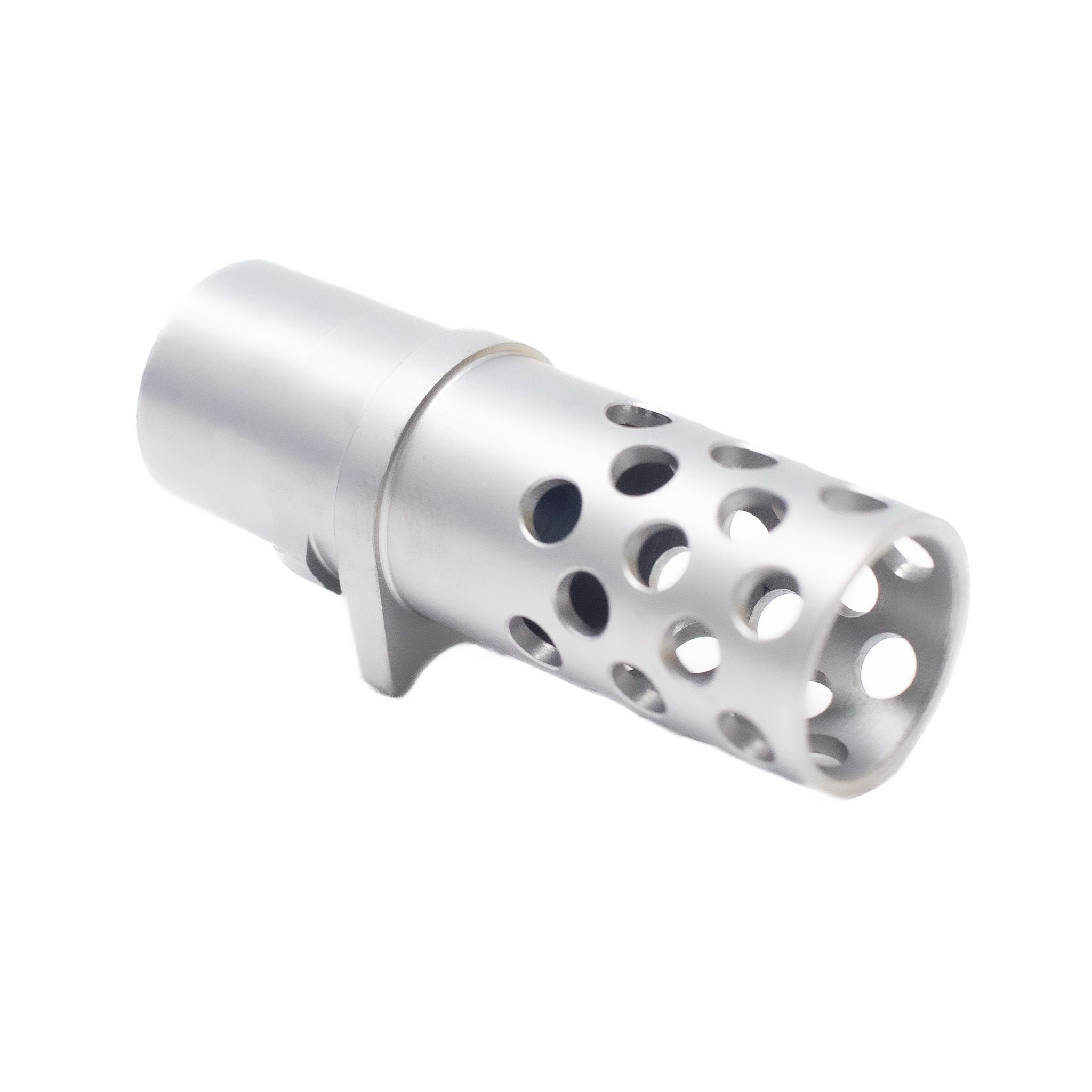 1911 Colt Style GOV Compensator, "full Port" Barrel Bushing Style - Chrome DLC
