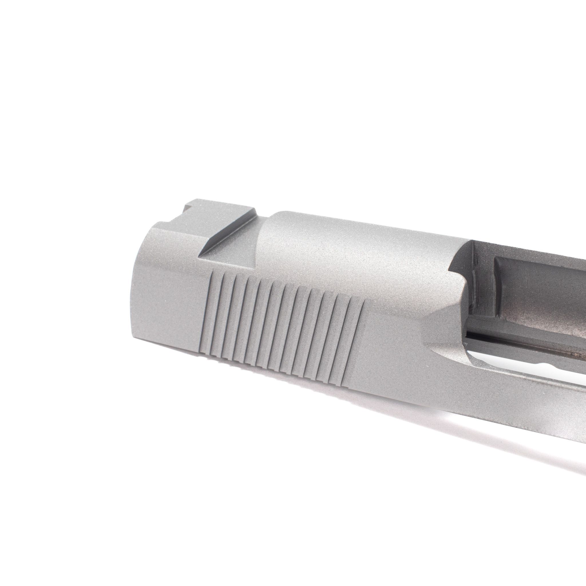 1911 Commander Slide - Thin Rear/ STD Sight Cuts/ Swept Cut (45 ACP & 9MM) — image 2