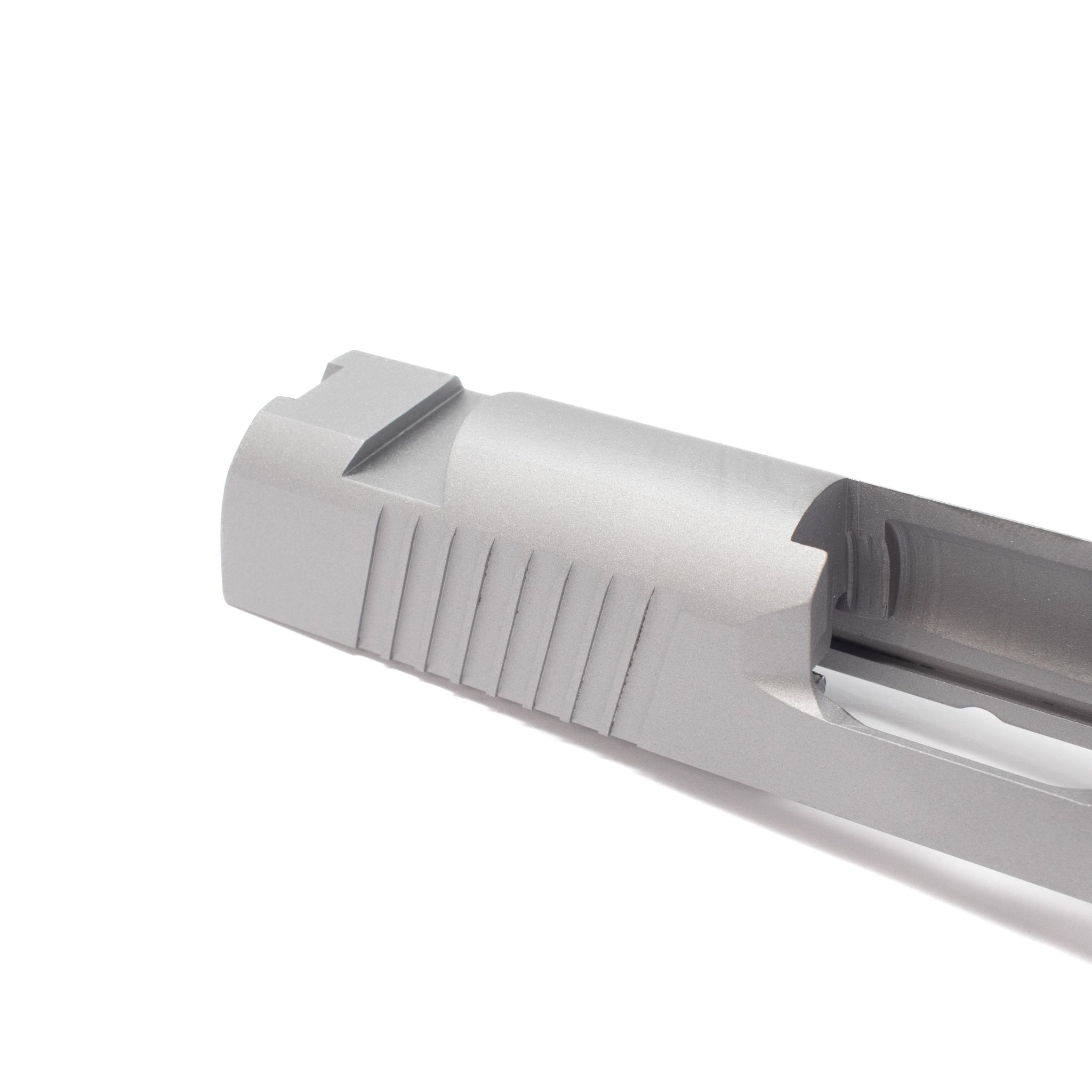 1911 Commander Slide - Thick Rear/ STD Sight Cuts/ Swept Cut (45 ACP & 9MM) — image 2