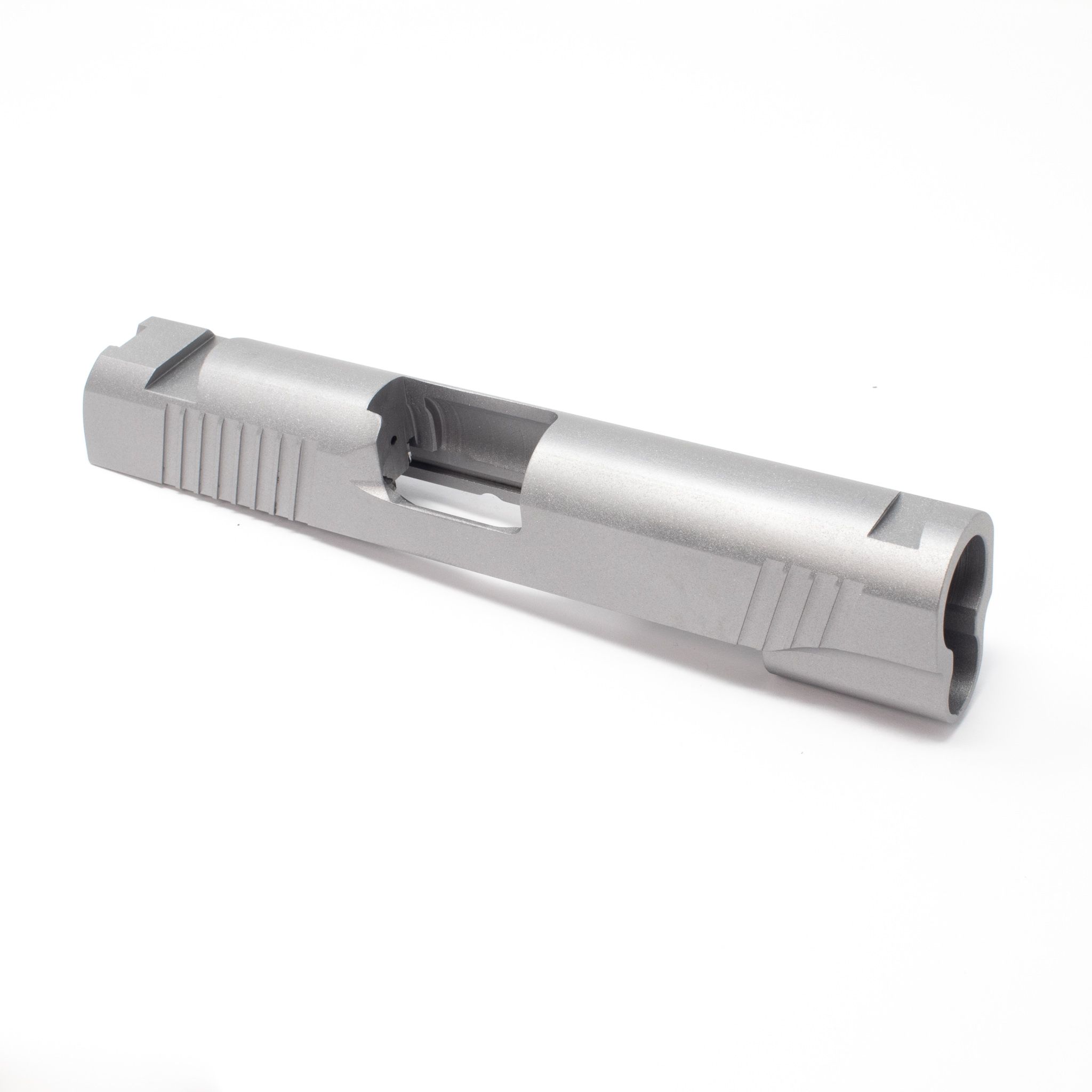 1911 Commander Slide - Carbon STD Sight Cuts/ Swept Cut/ Thick F&R