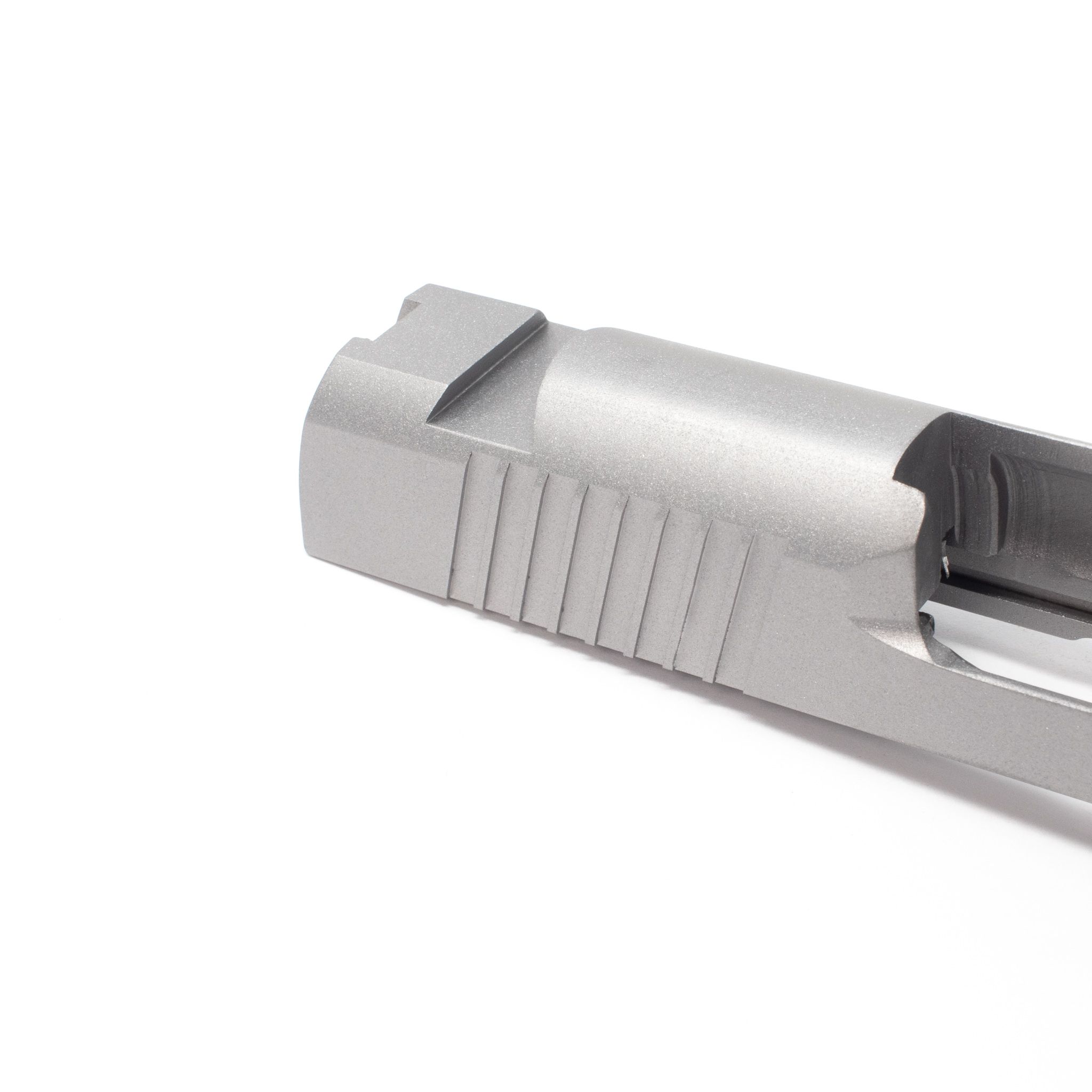1911 Commander Slide - Carbon STD Sight Cuts/ Swept Cut/ Thick F&R — image 2