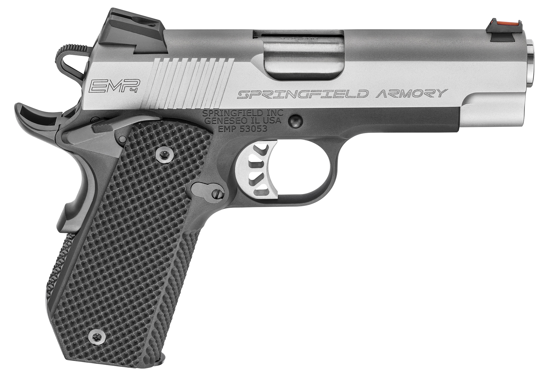 1911 EMP 4.0 9mm Concealed Carry Contour Pistol with Desert FDE Frame / OD Green Slide