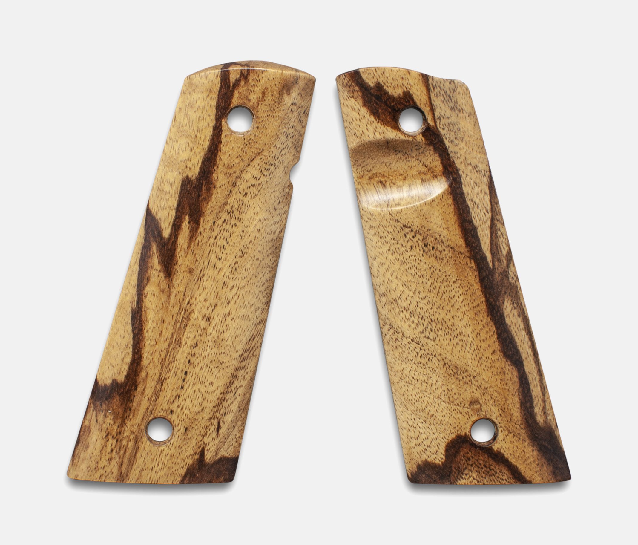 1911 Full Size Grips, Inkberry, Smooth, Mag-Well Bottom, Thumb Groove