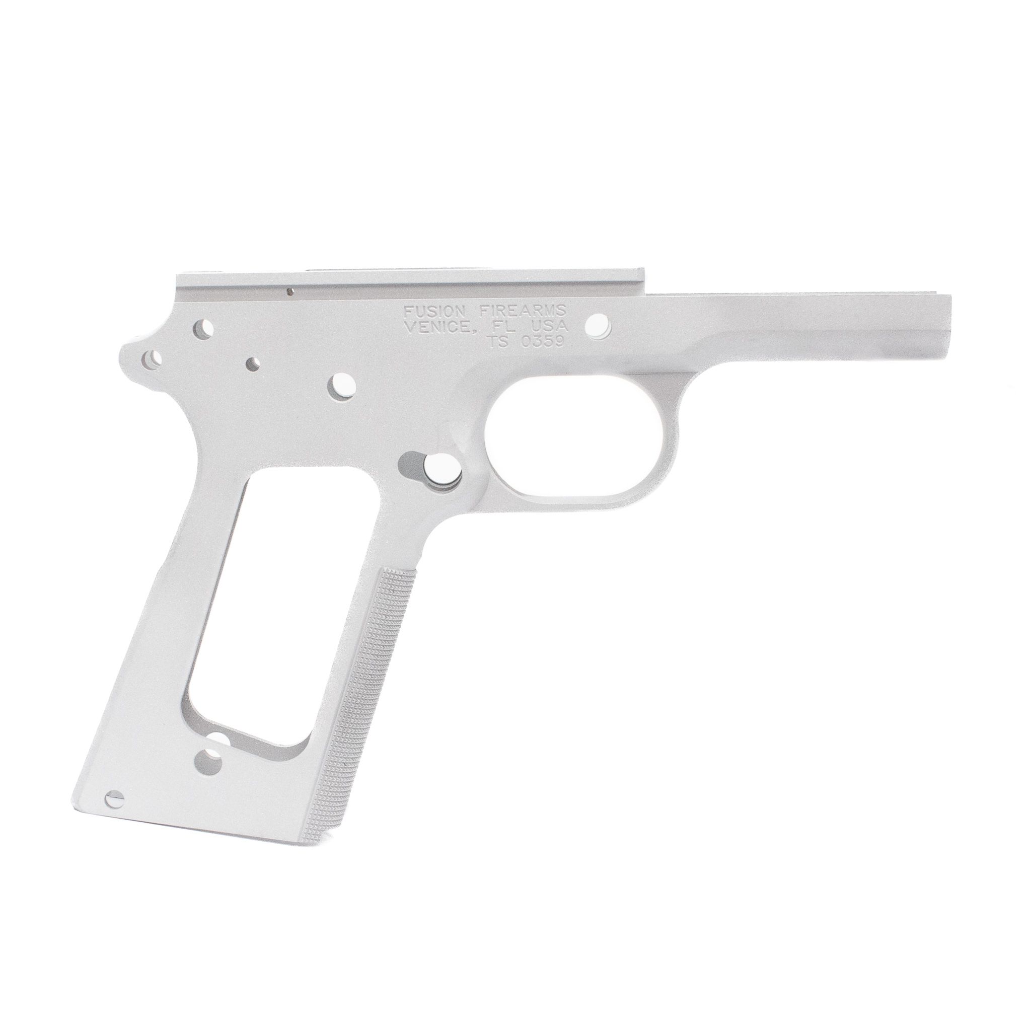 1911 Government Frame - Aluminum -Checkered Front Strap