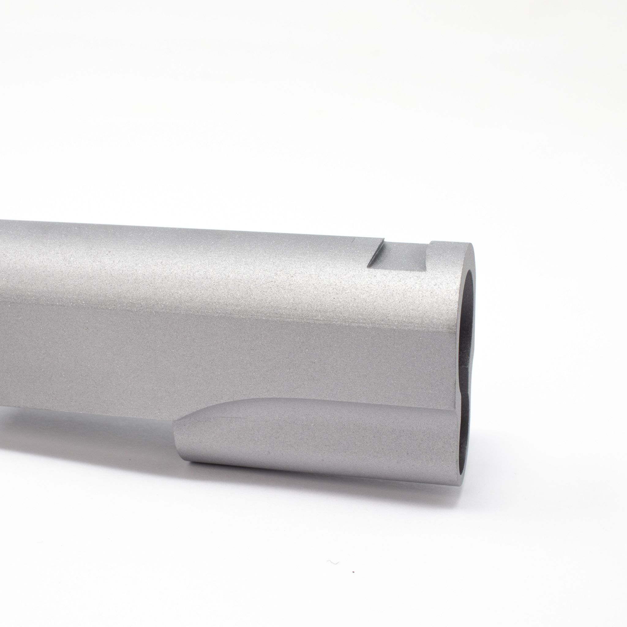 1911 Government Slide - Bar-Stock Rear Serrations/ Swept Cut/ STD Sight Cut — image 3