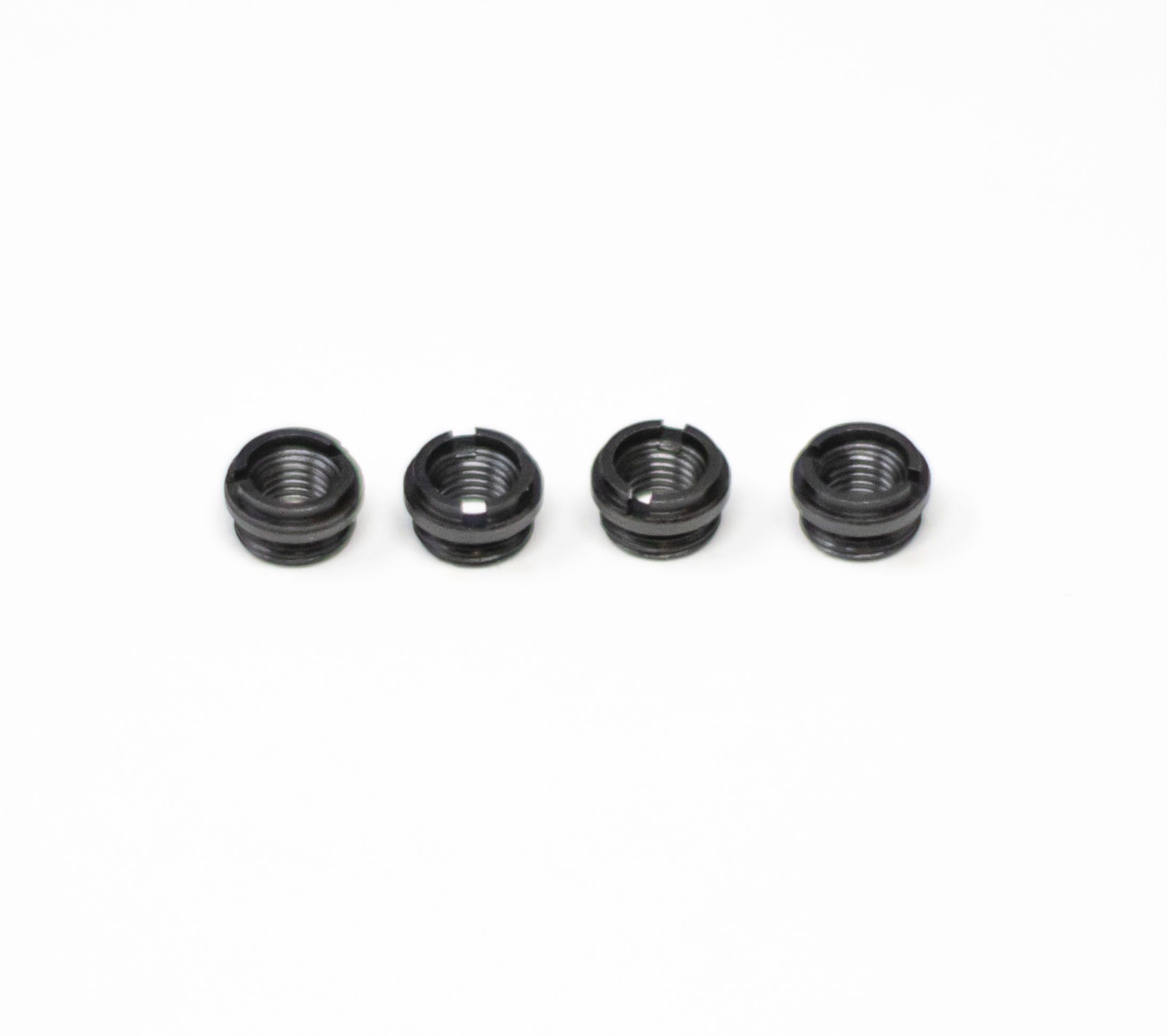 1911 Grip Screw Bushings - Black, Thin (4)