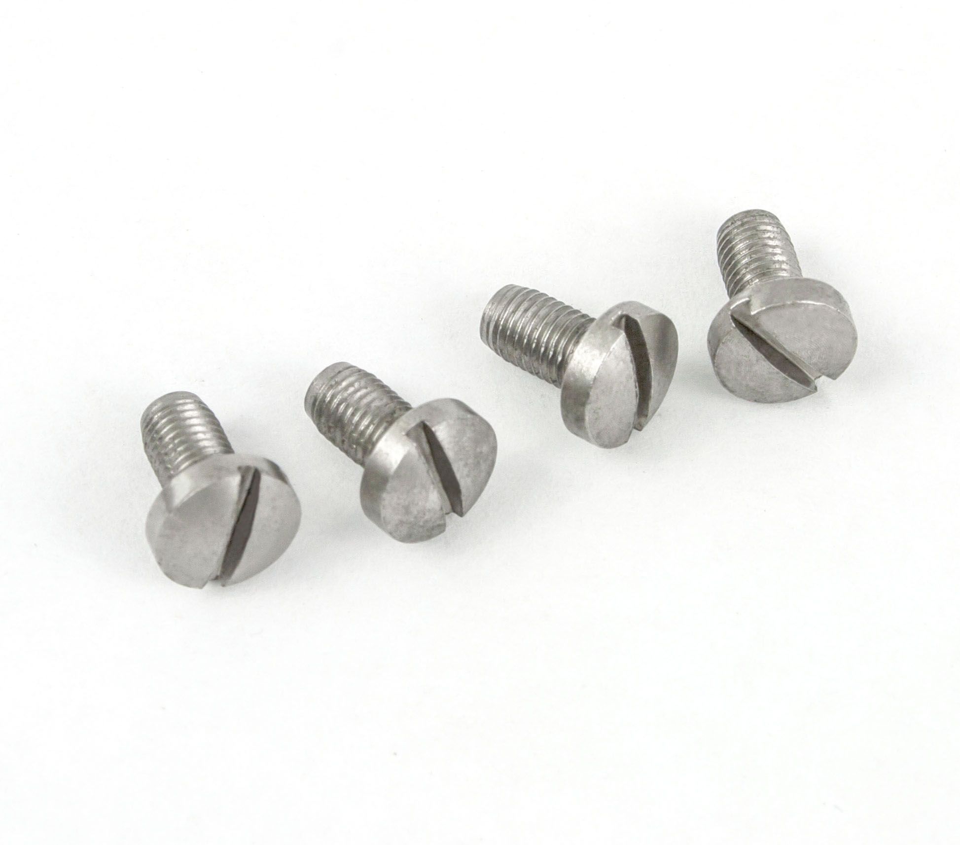 1911 Grip Screws - Slot, Stainless, Thin (4)