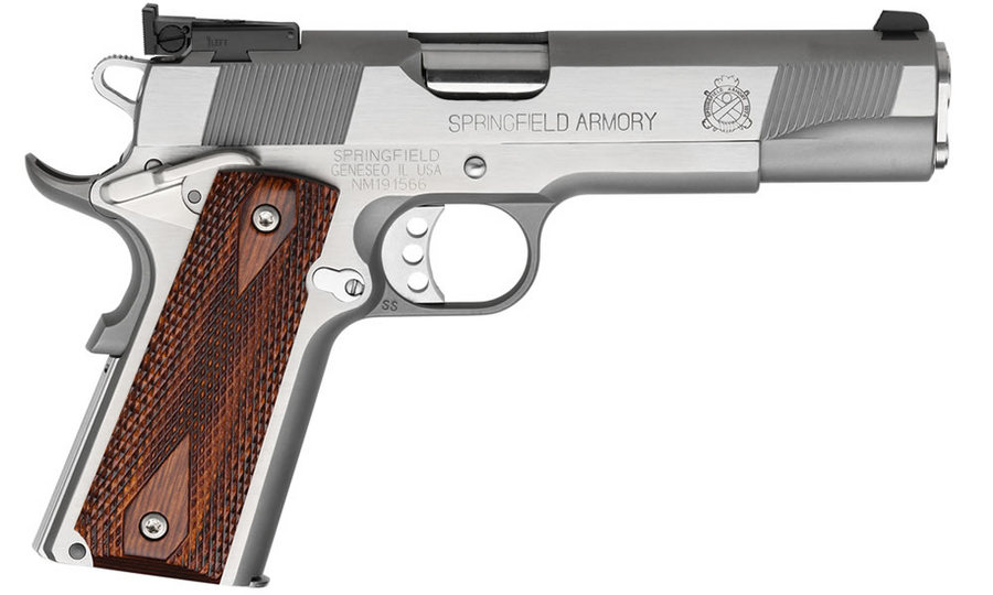 1911 Loaded Target 9mm Handgun – Stainless, CA Compliant