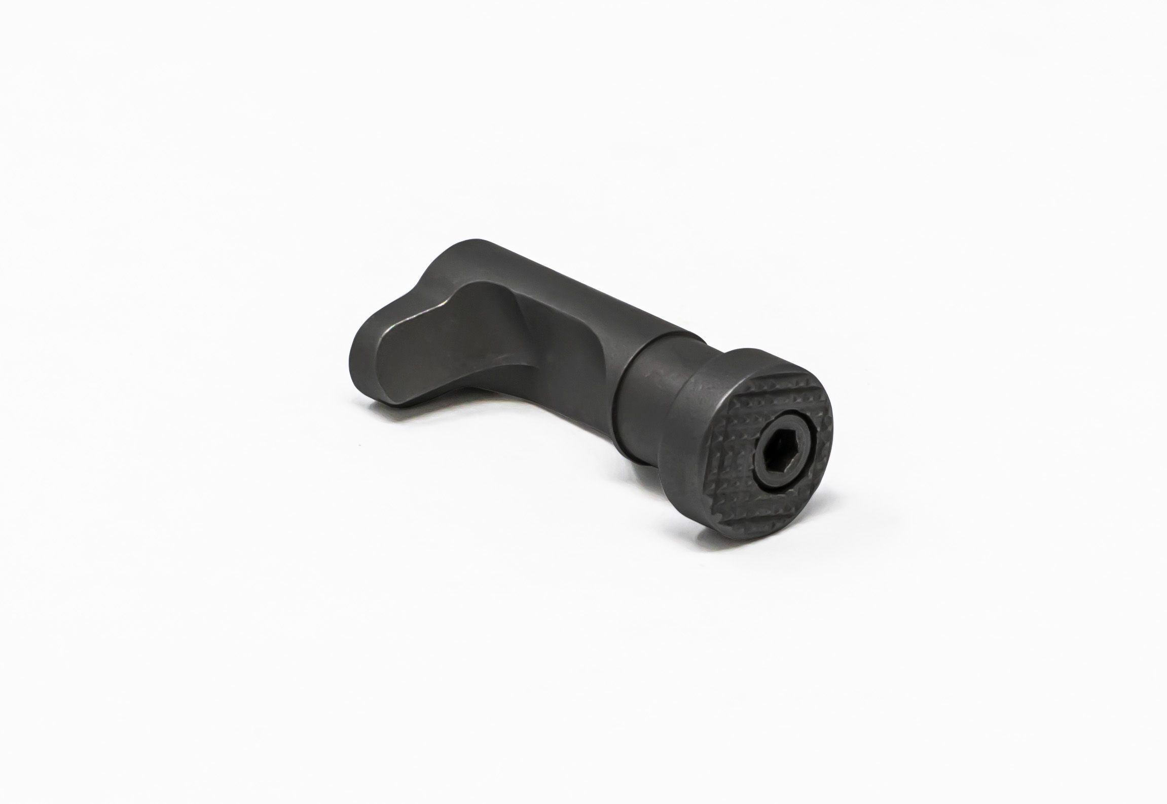 1911 Magazine Catch - Over-Sized Button, Carbon Steel — image 2