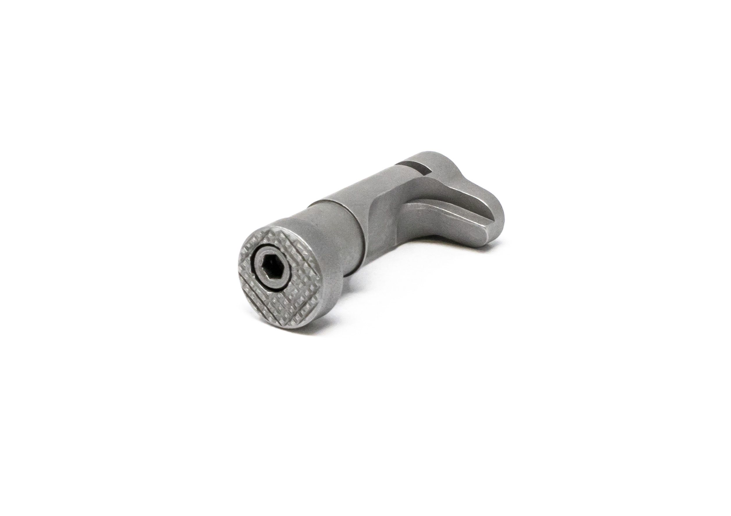 1911 Magazine Catch - Over-Sized Button, Stainless Steel