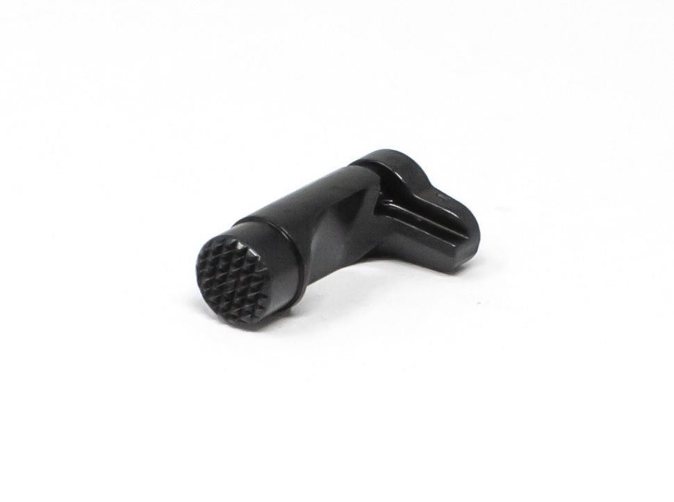 1911 Magazine Catch - Standard Length, Checkered, Carbon