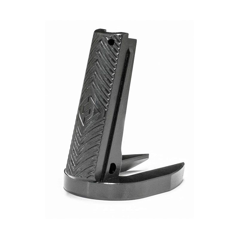 1911 Mainspring Housing + Mag-Well - Government, Fusion Chevron, Black