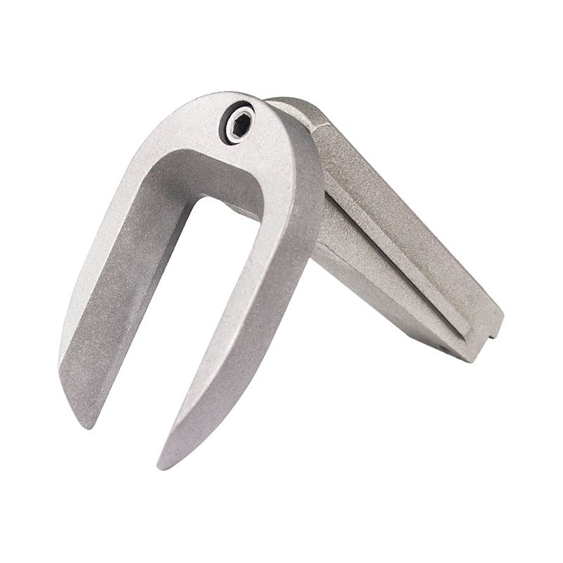 1911 Mainspring Housing + Mag-Well - Government, Plain, Stainless Matte — image 2