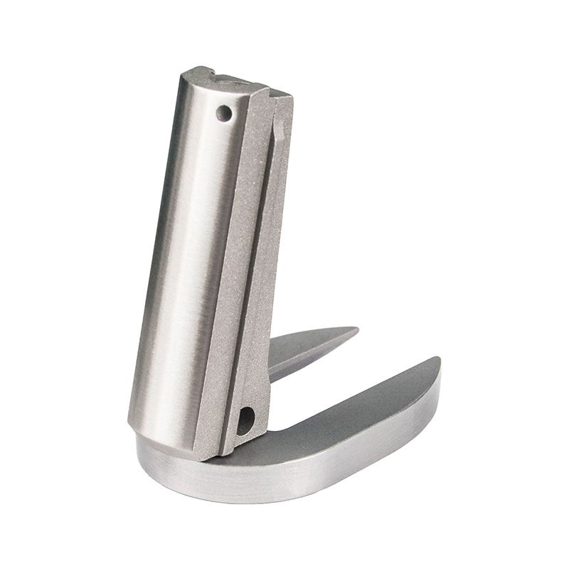 1911 Mainspring Housing + Mag-Well - Government, Plain, Stainless Polished