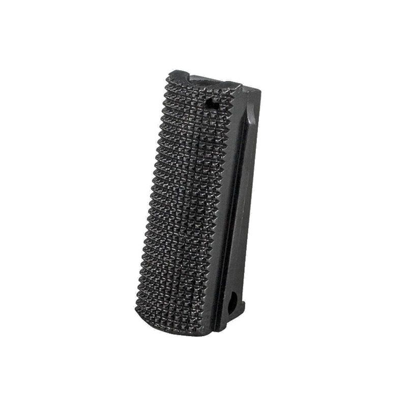 1911 Mainspring Housing - Officer, Checkered, Black