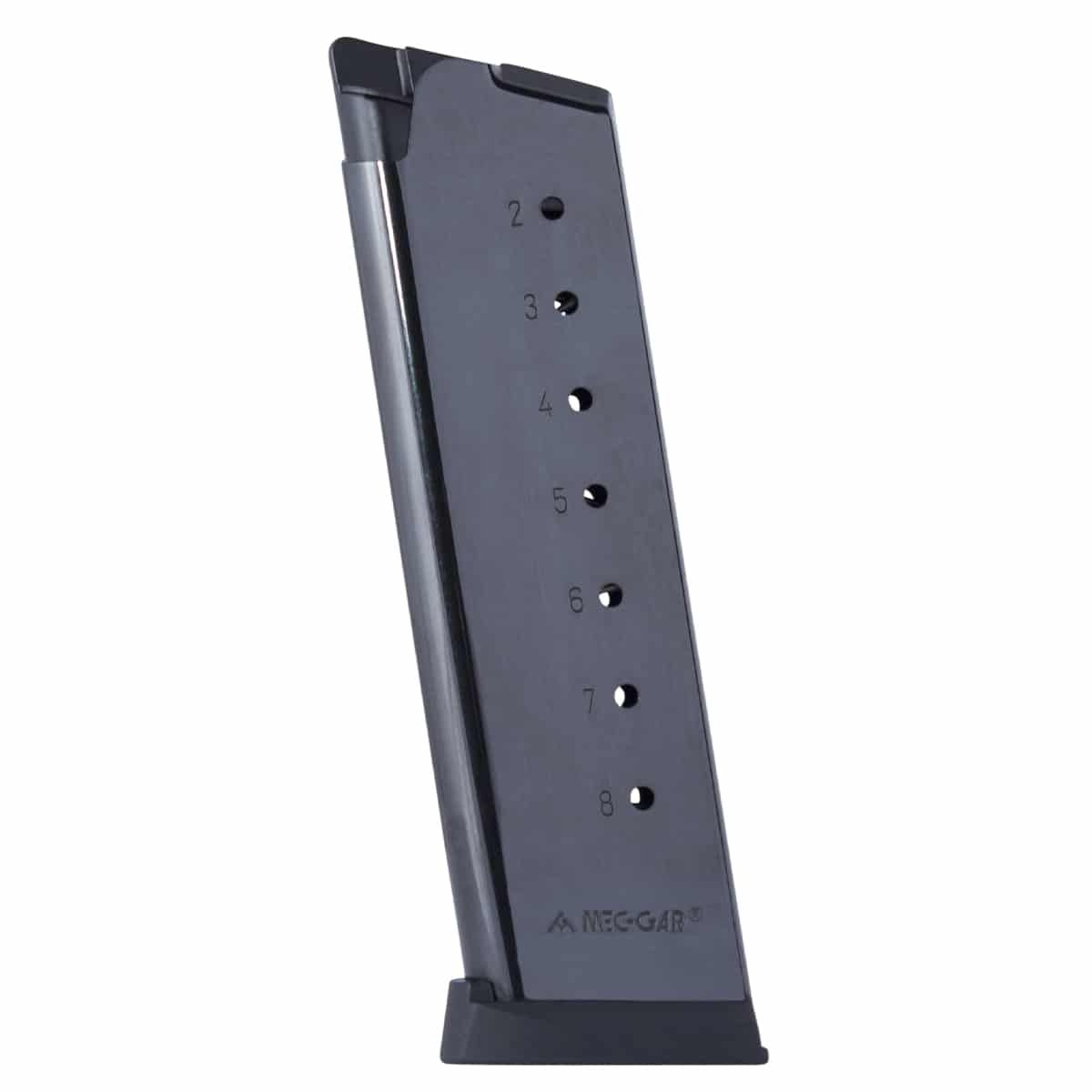 1911 Mec-Gar Magazine with Plastic Follower - 45acp - Full Size - 8 Round