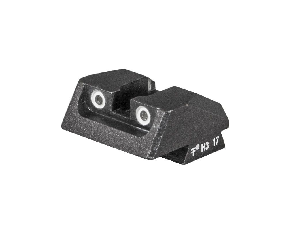 1911 Mil Spec Tritium Rear Fixed Night Sight - Screw Down Style
