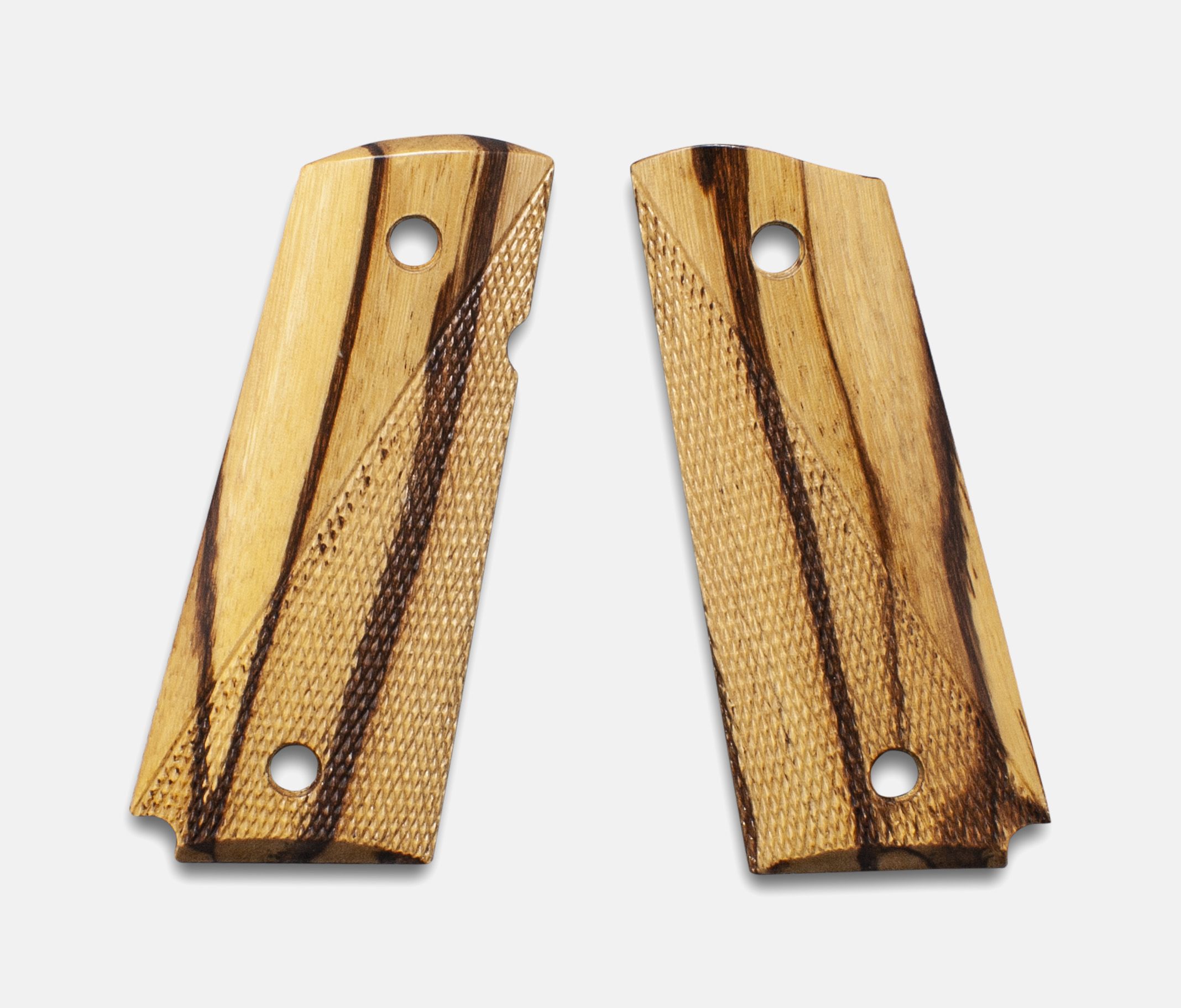 1911 Officer Size Grips, Inkberry, Ranger Cut, Beveled Bottom