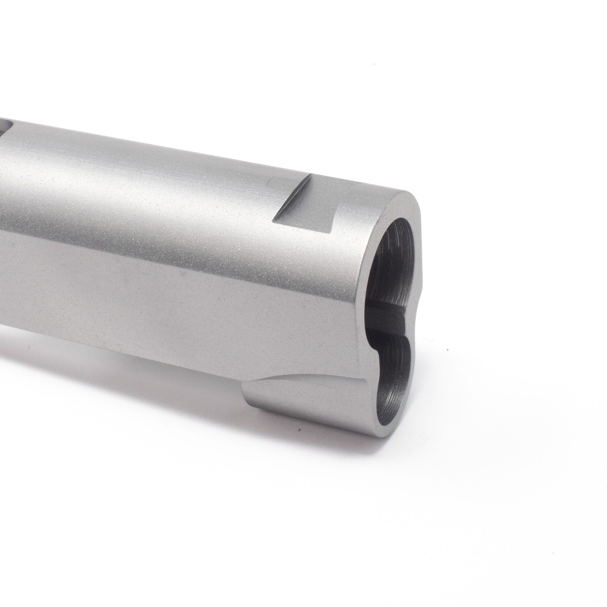 1911 Officer Slide - 45 ACP Carbon Swept Cut/ Thin Rear Serrations/ STD Sight Cuts — image 3
