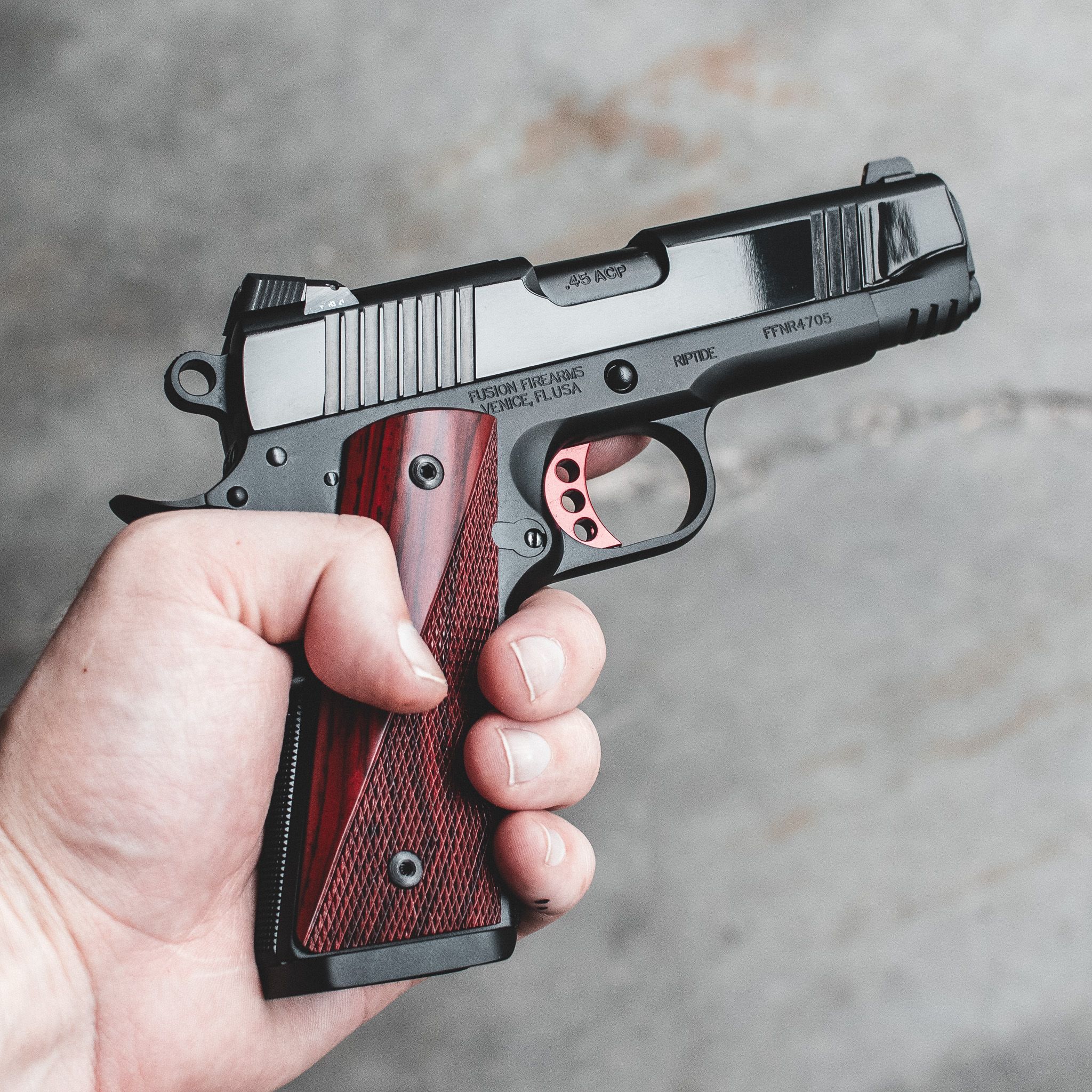 1911 Pistol (4.25") - "Freedom Limited" - Obsidian Riptide - 45 ACP