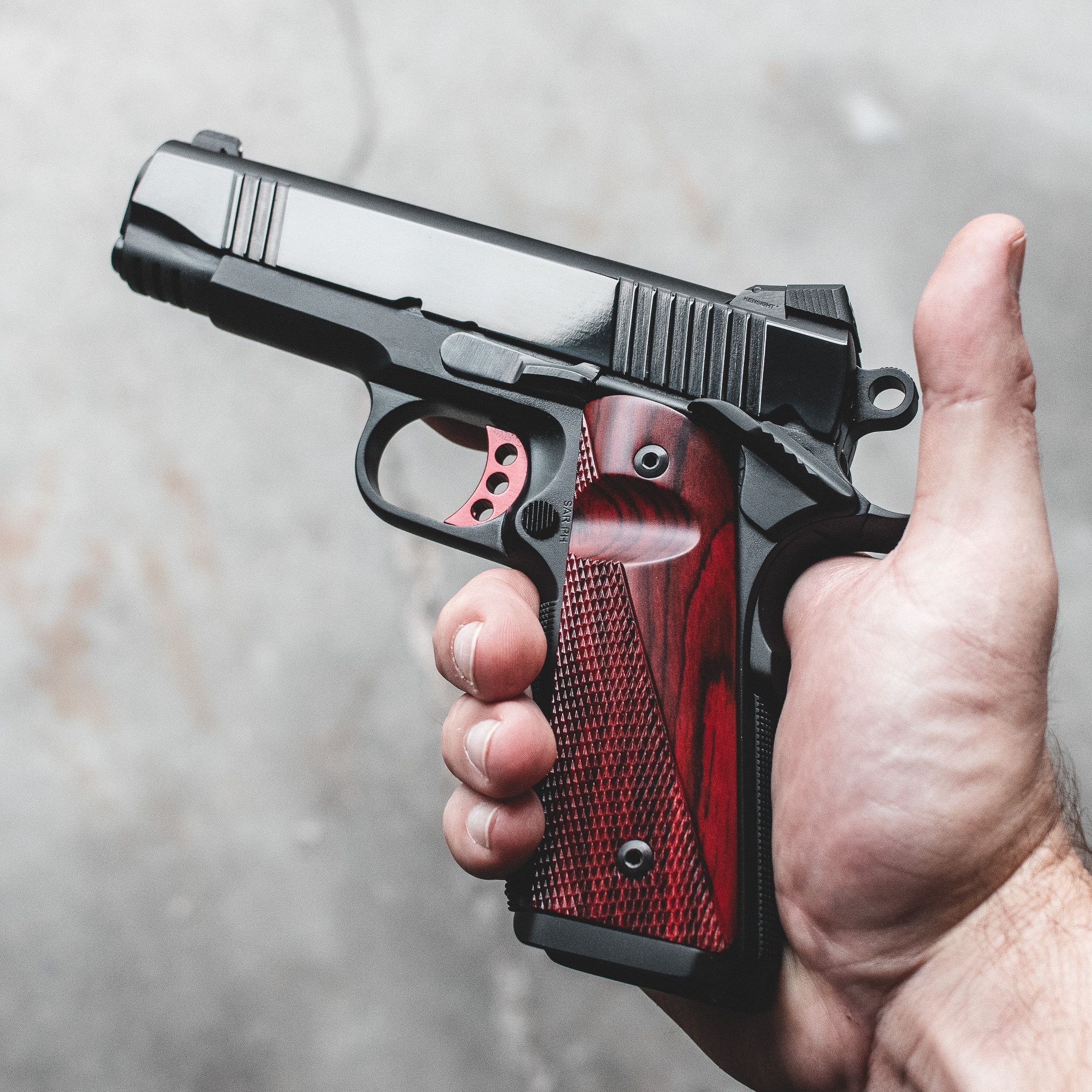 1911 Pistol (4.25") - "Freedom Limited" - Obsidian Riptide - 45 ACP — image 2