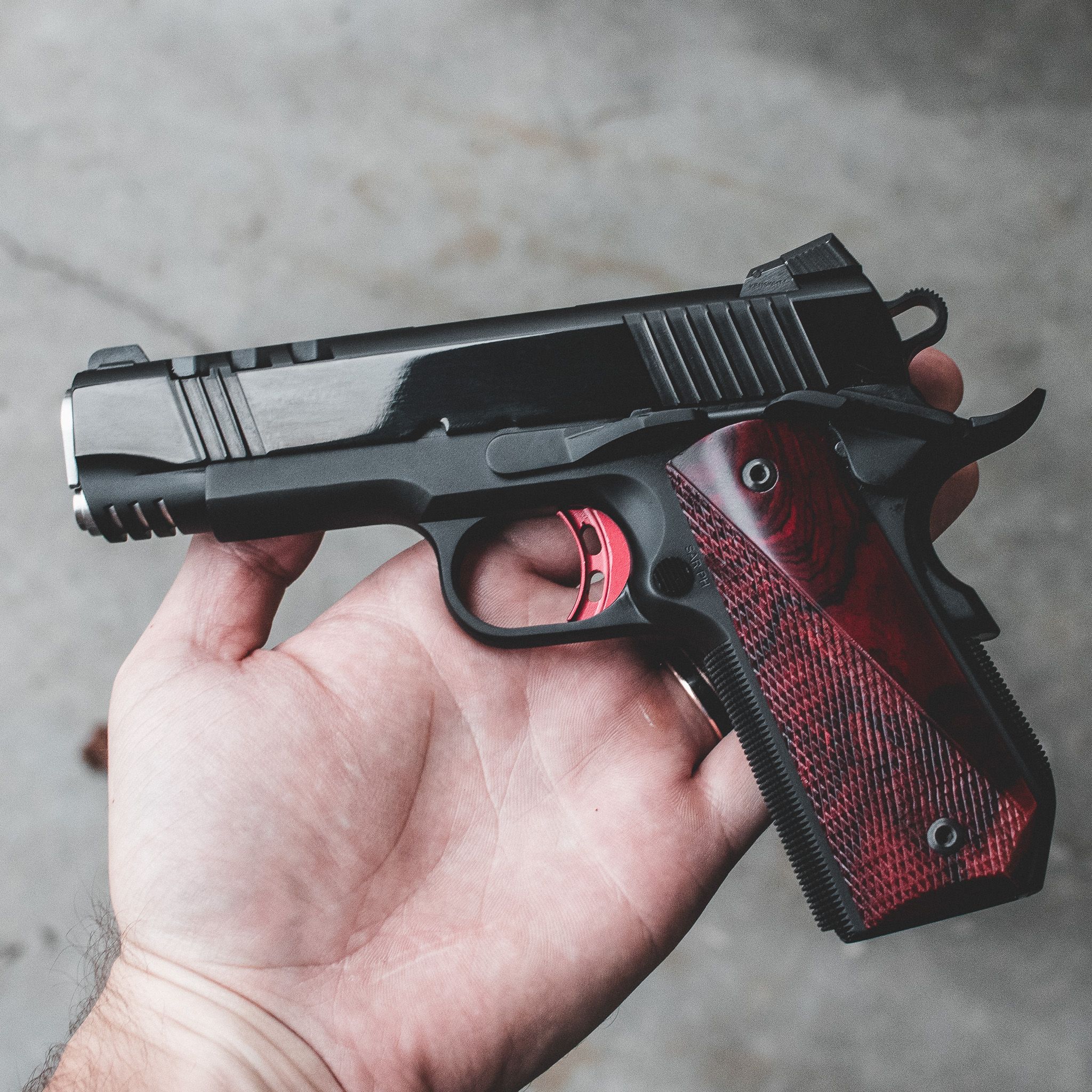 1911 Pistol - (4.25") - Riptide-C Obsidian - 45 ACP — image 2