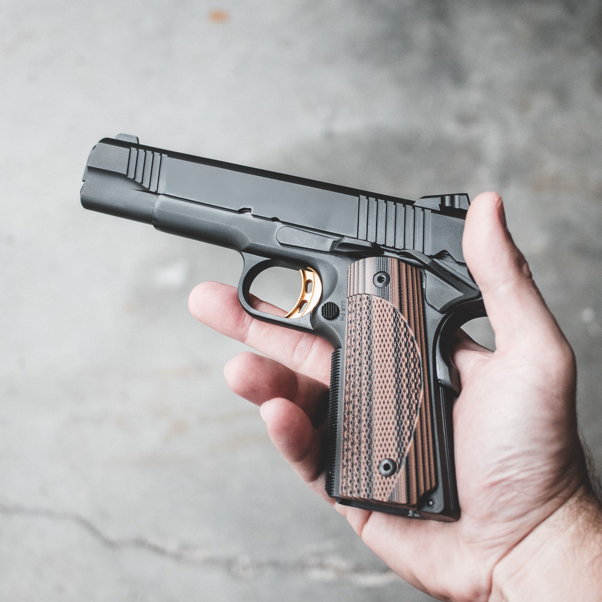 1911 PISTOL (5") - Duskfall Gold Reaction - 10MM