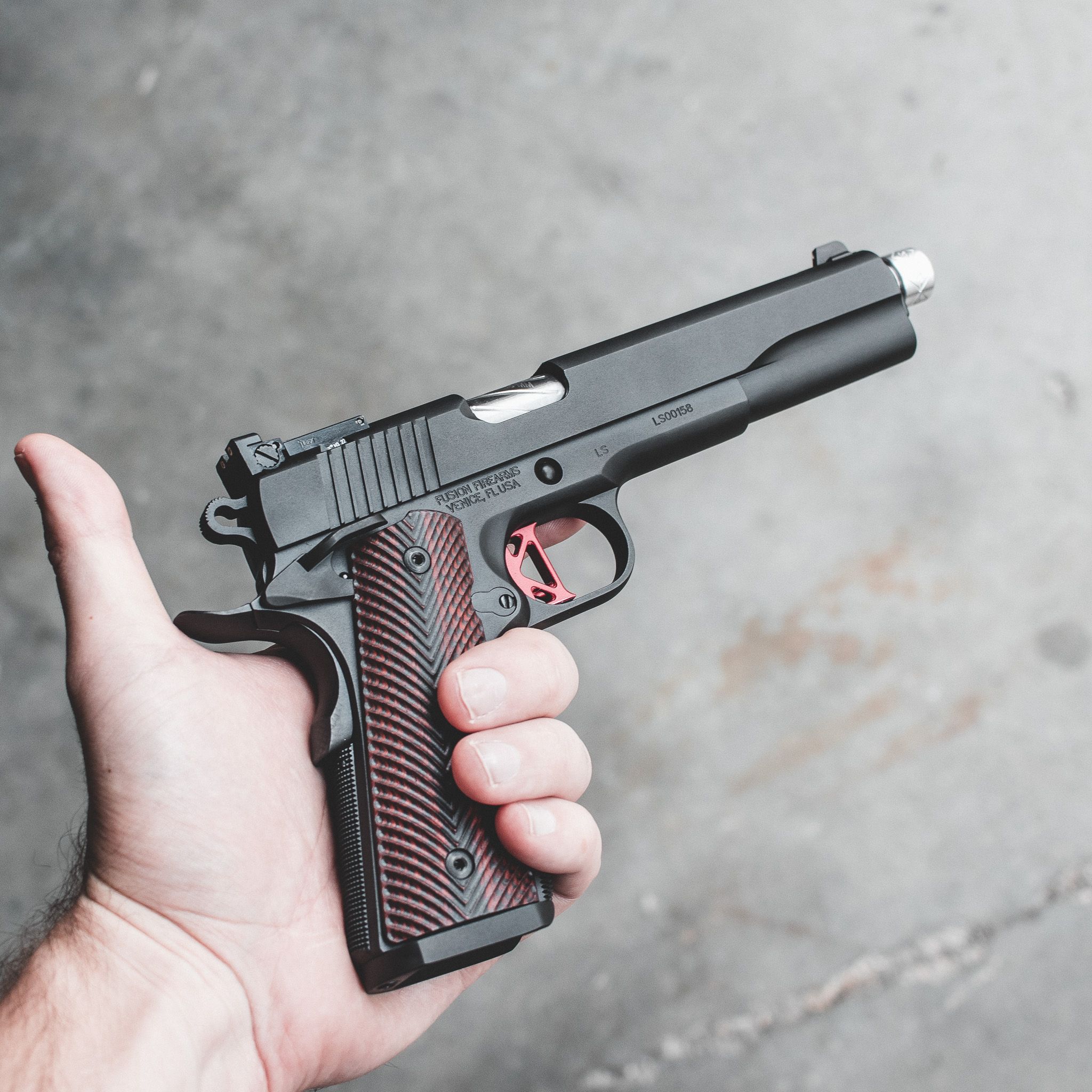 1911 Pistol 6" - Crimson Shadow Longslide - 10MM