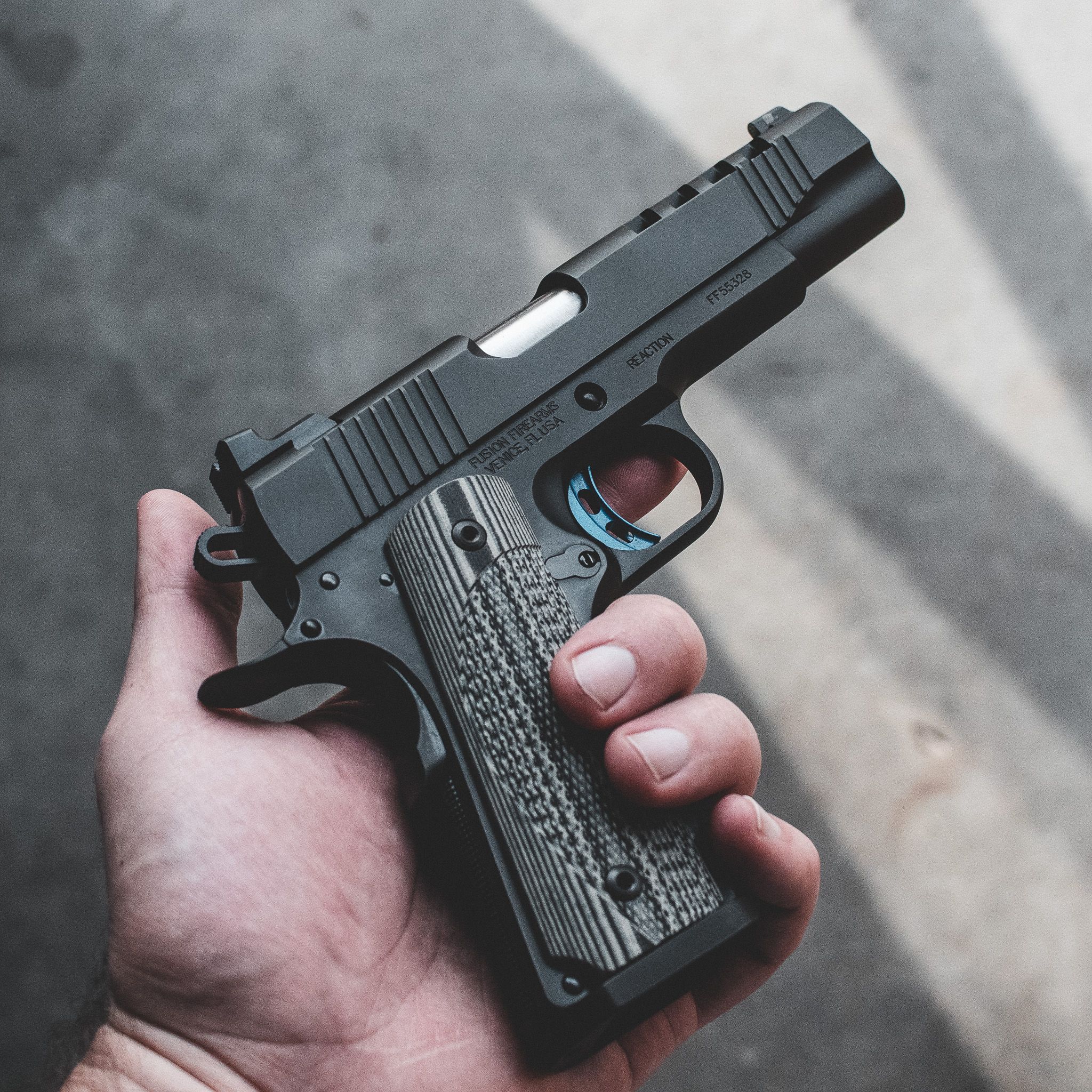 1911 Pistol - "Blue Ridge Melo" Reaction - 9MM