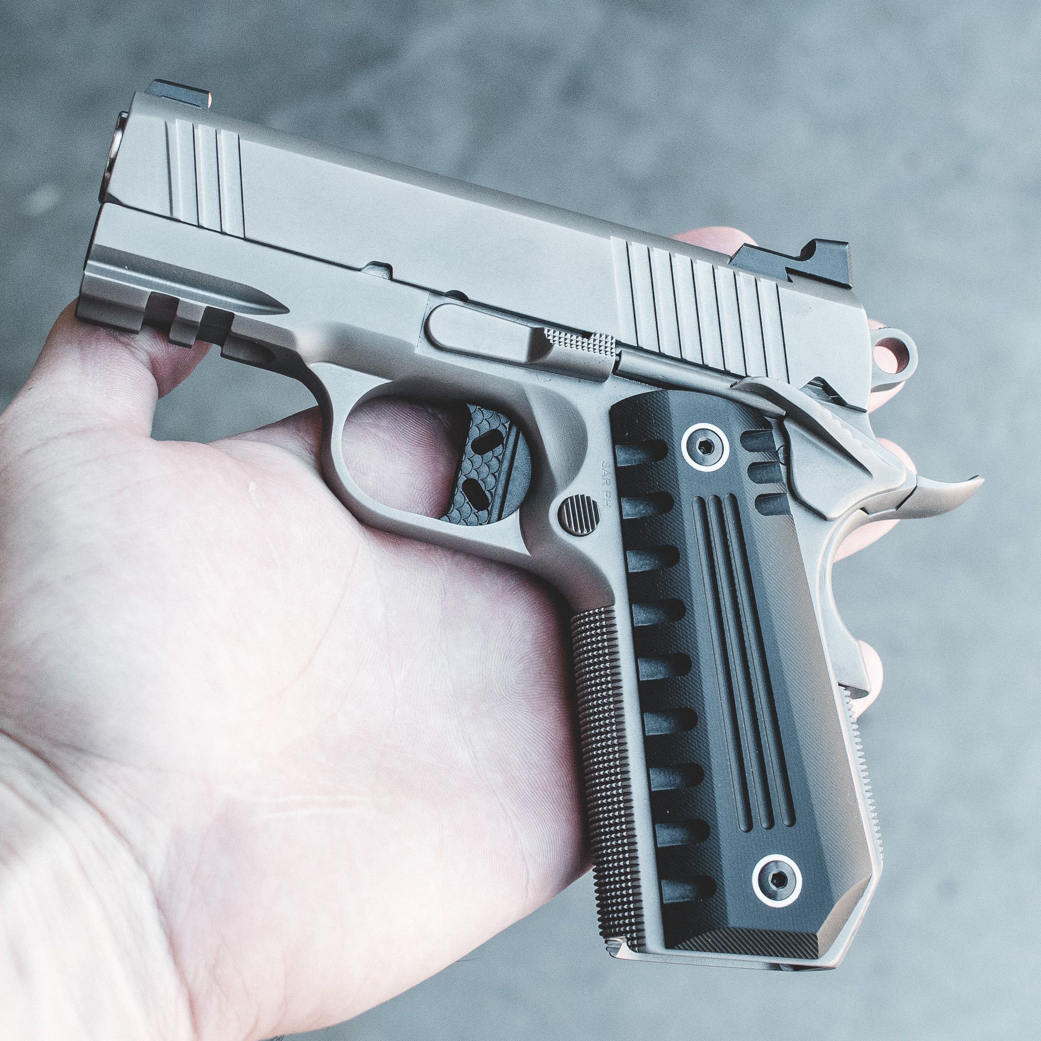 1911 Pistol - "Gunmetal Chrome" NCOM-DTC - 45 ACP — image 2