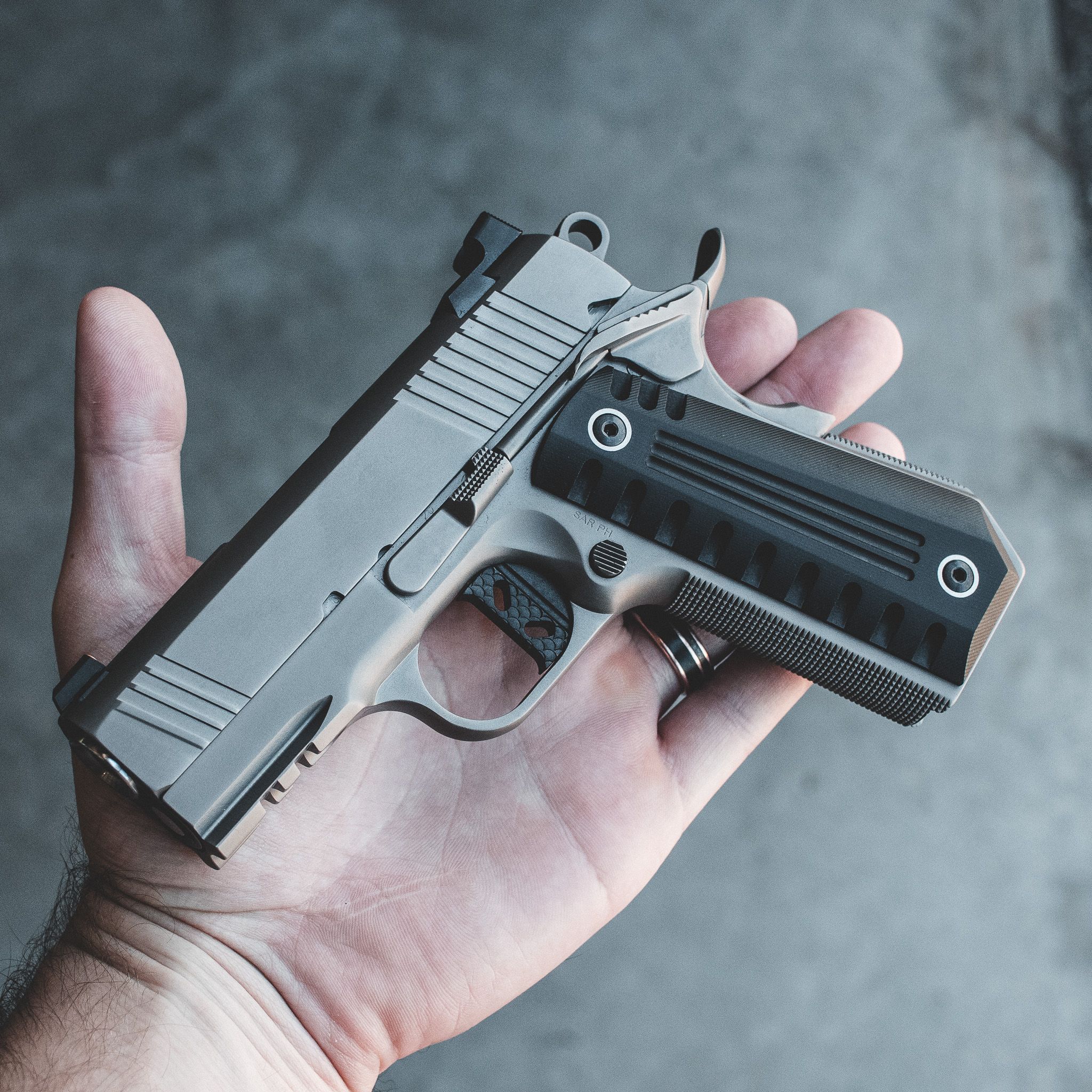 1911 Pistol - "Gunmetal Chrome" NCOM-DTC - 45 ACP — image 3