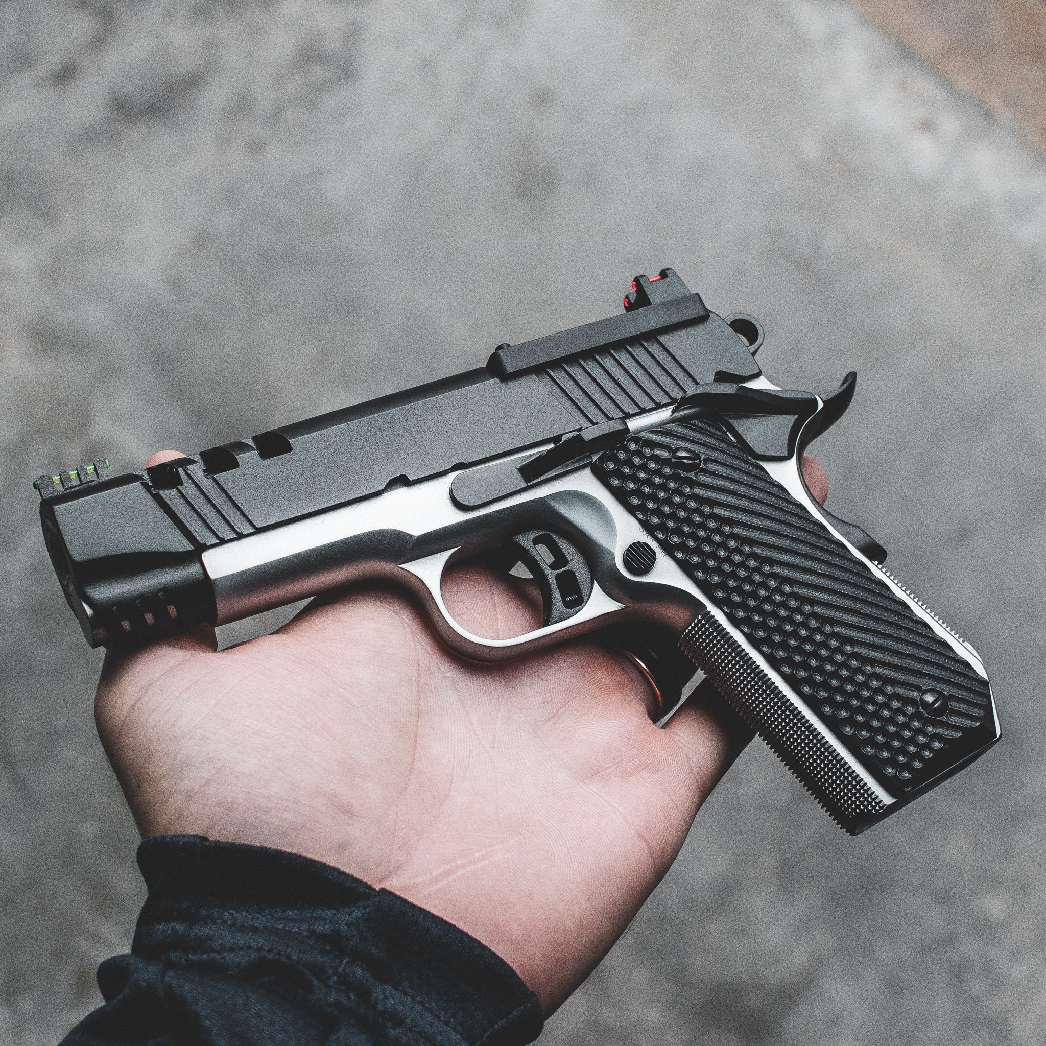 1911 Pistol - "Shadow Chrome" Carry Riptide-C 9MM — image 2