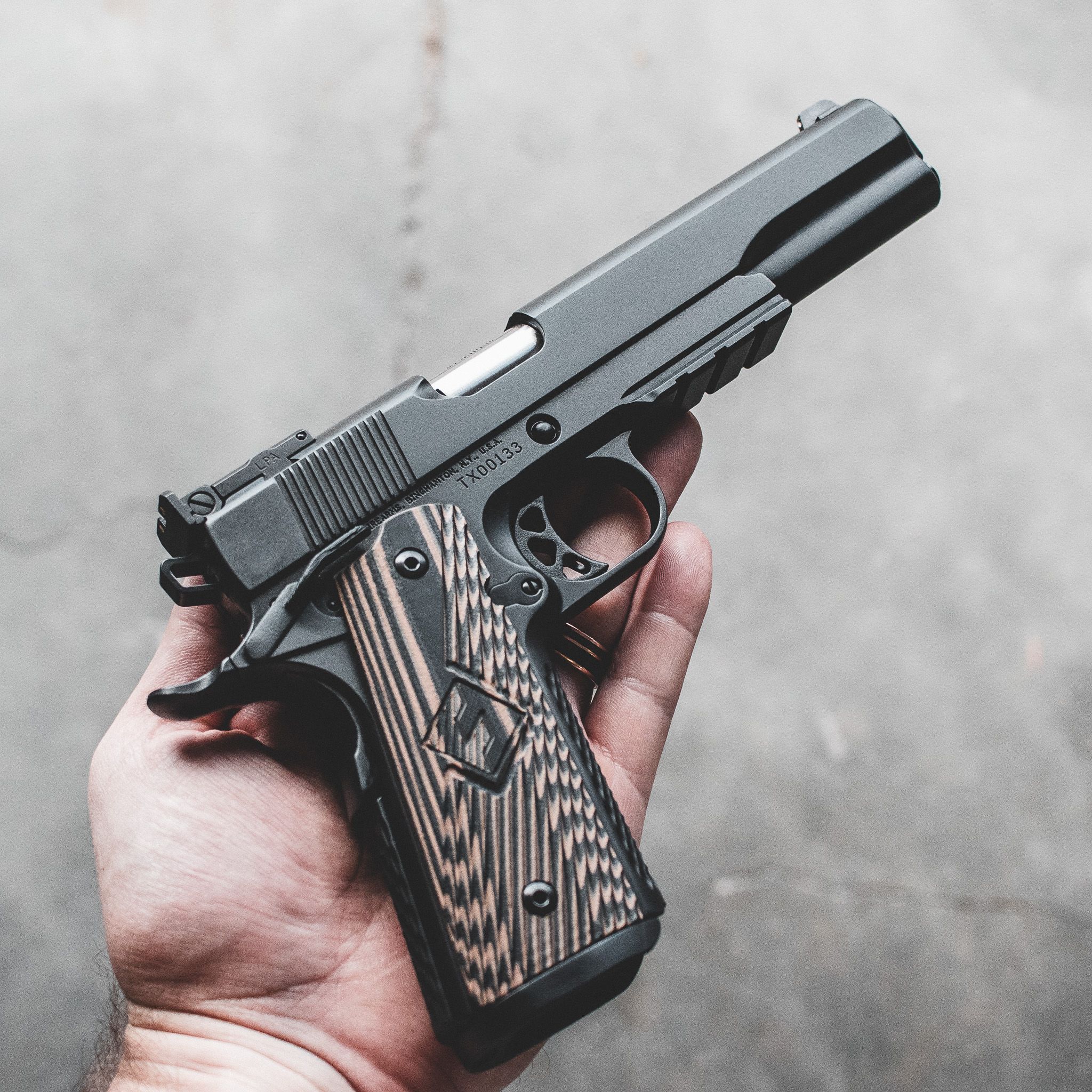 1911 Pistol - "Shadow Tactical" - 38 Super - Custom 6 Inch