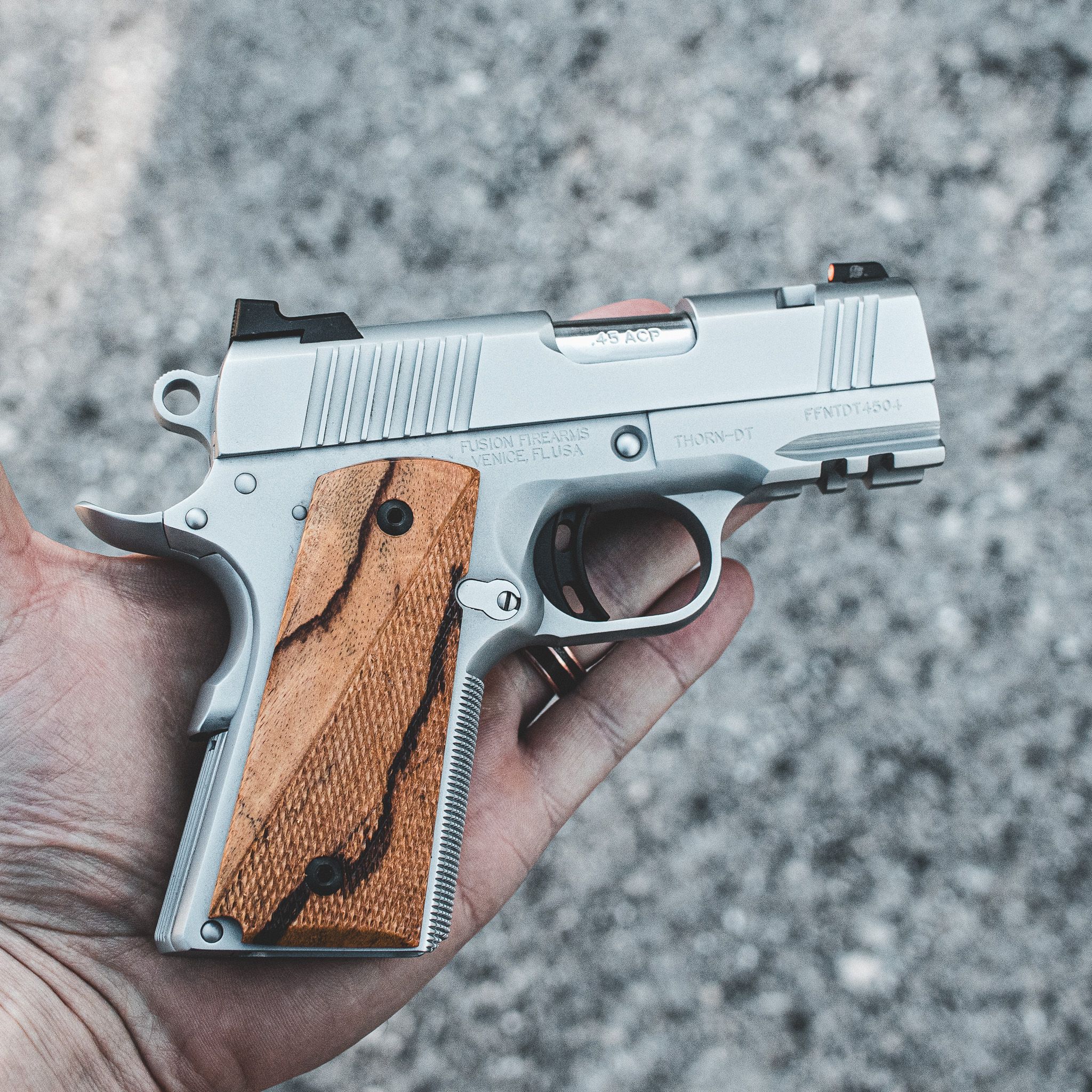 1911 Pistol - "Sky Chrome" Thorn-DT - 45 ACP — image 2