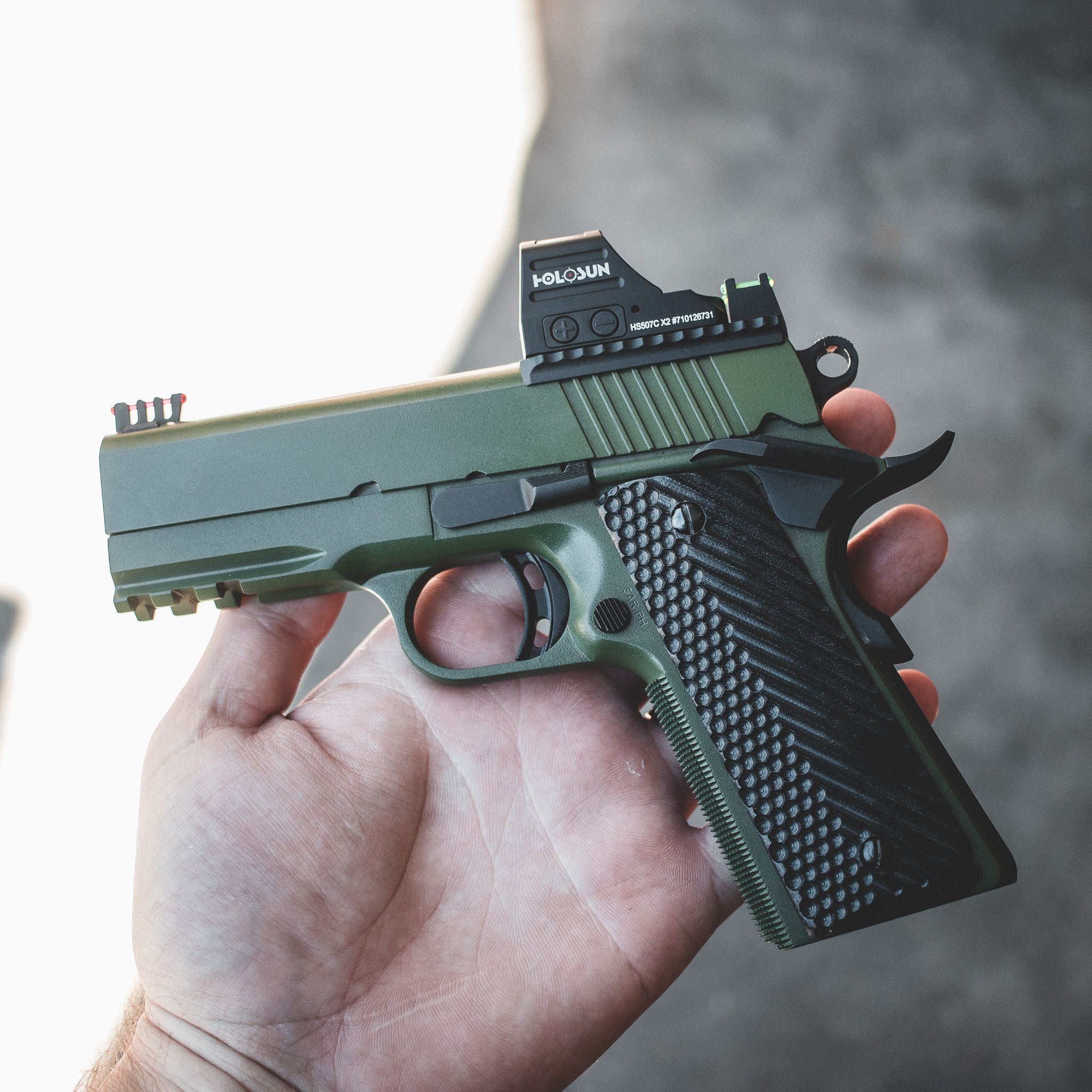 1911 PISTOL - TAC Emerald NCOM - 45 ACP