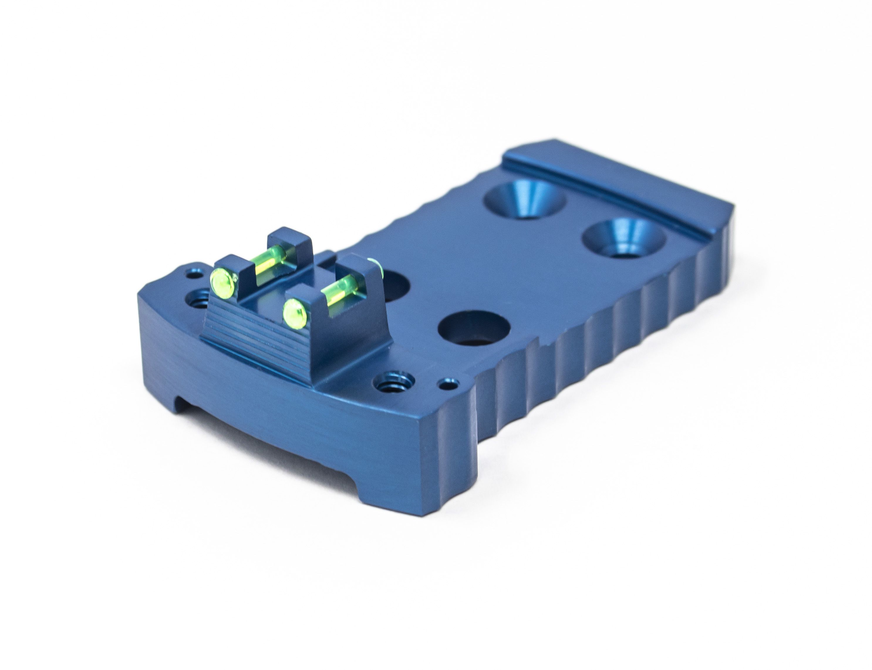 1911 Red Dot Base Plate (Holosun / Fusion) - Light-weight Aluminum - Blue