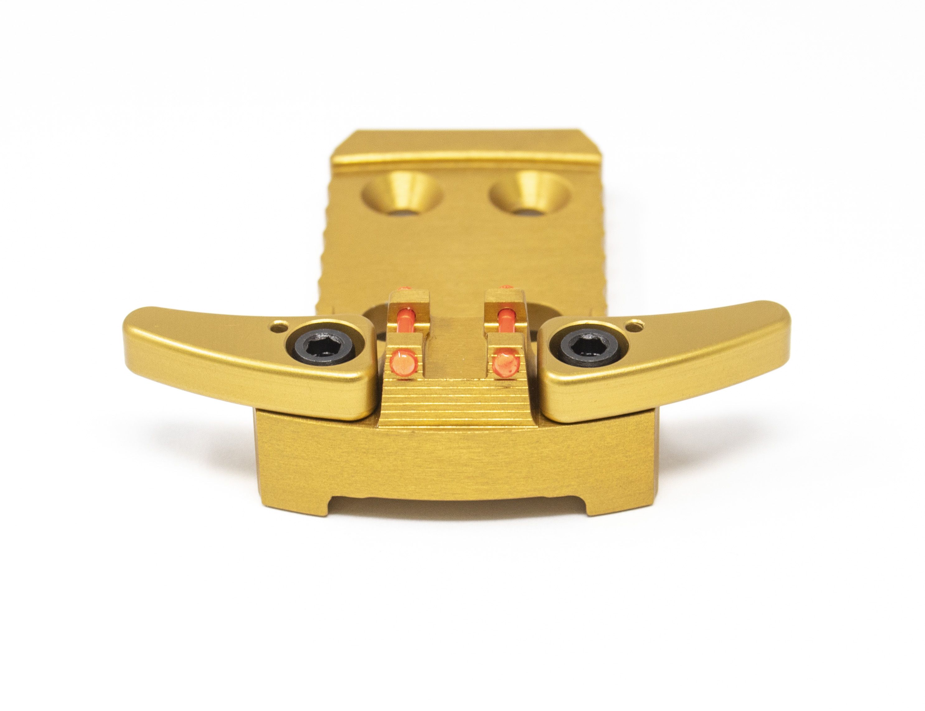 1911 Red Dot Base Plate (Holosun / Fusion) - Light-weight Aluminum - Gold — image 3